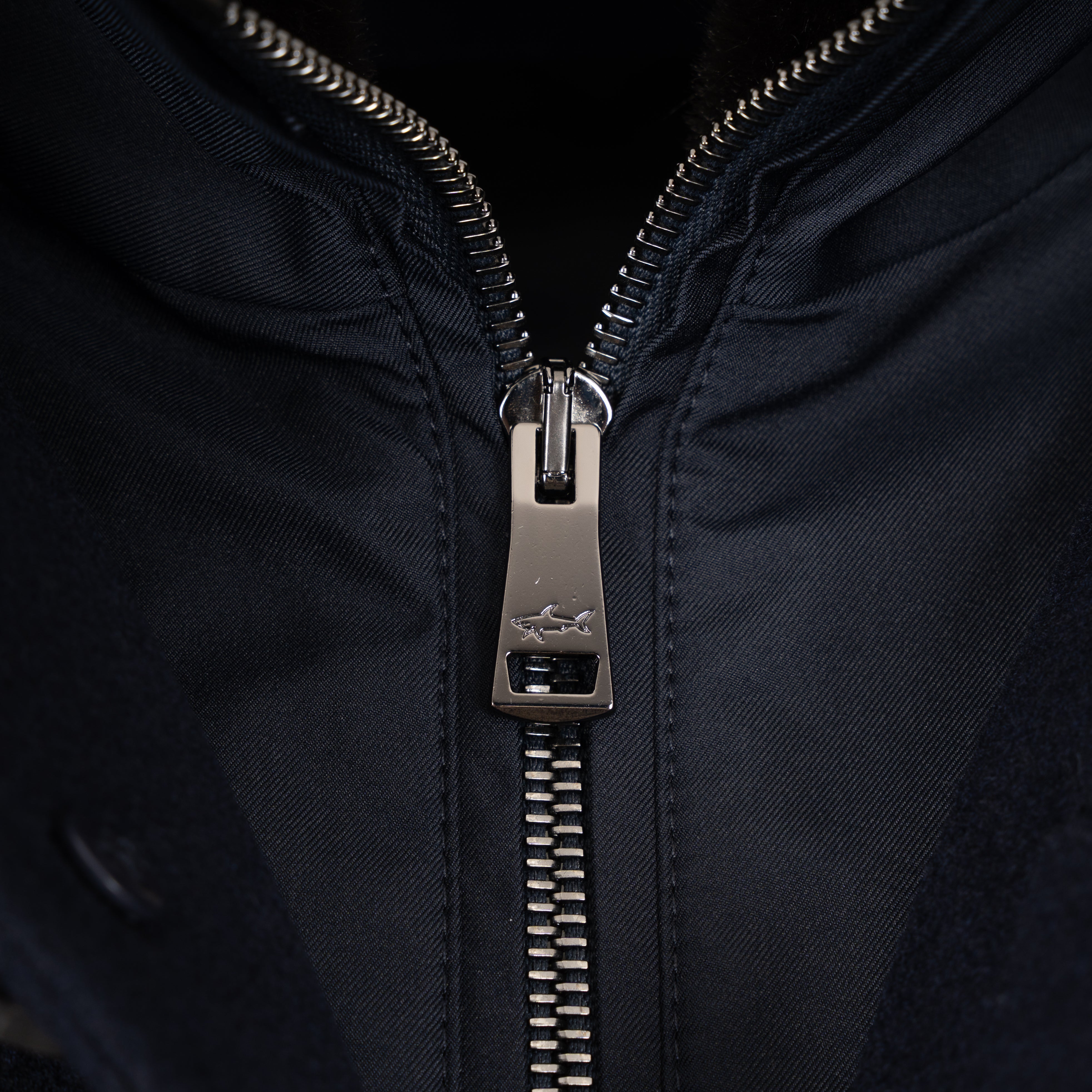 Paul & Shark Mantel Donkerblauw | Loro Piana Green Storm System® Cashmere