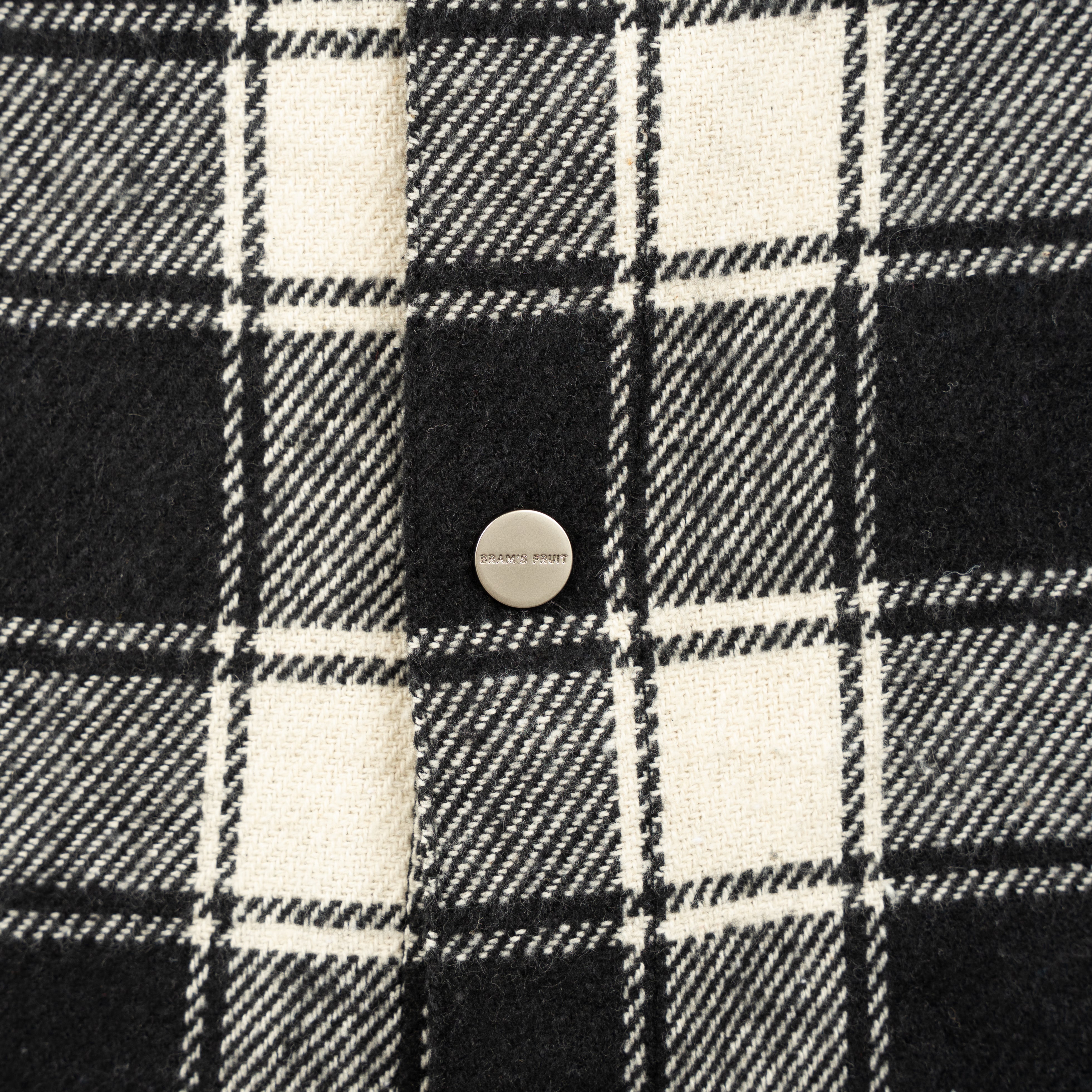 Bram's Fruit Overshirt Geruit Zwart | Flannel