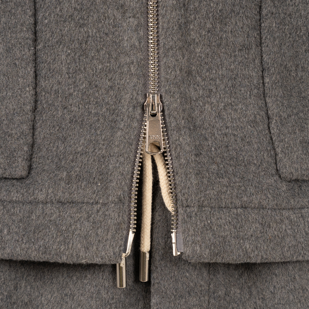 Hopeium Overshirt Grijs | Winter Wooly Short Jacket