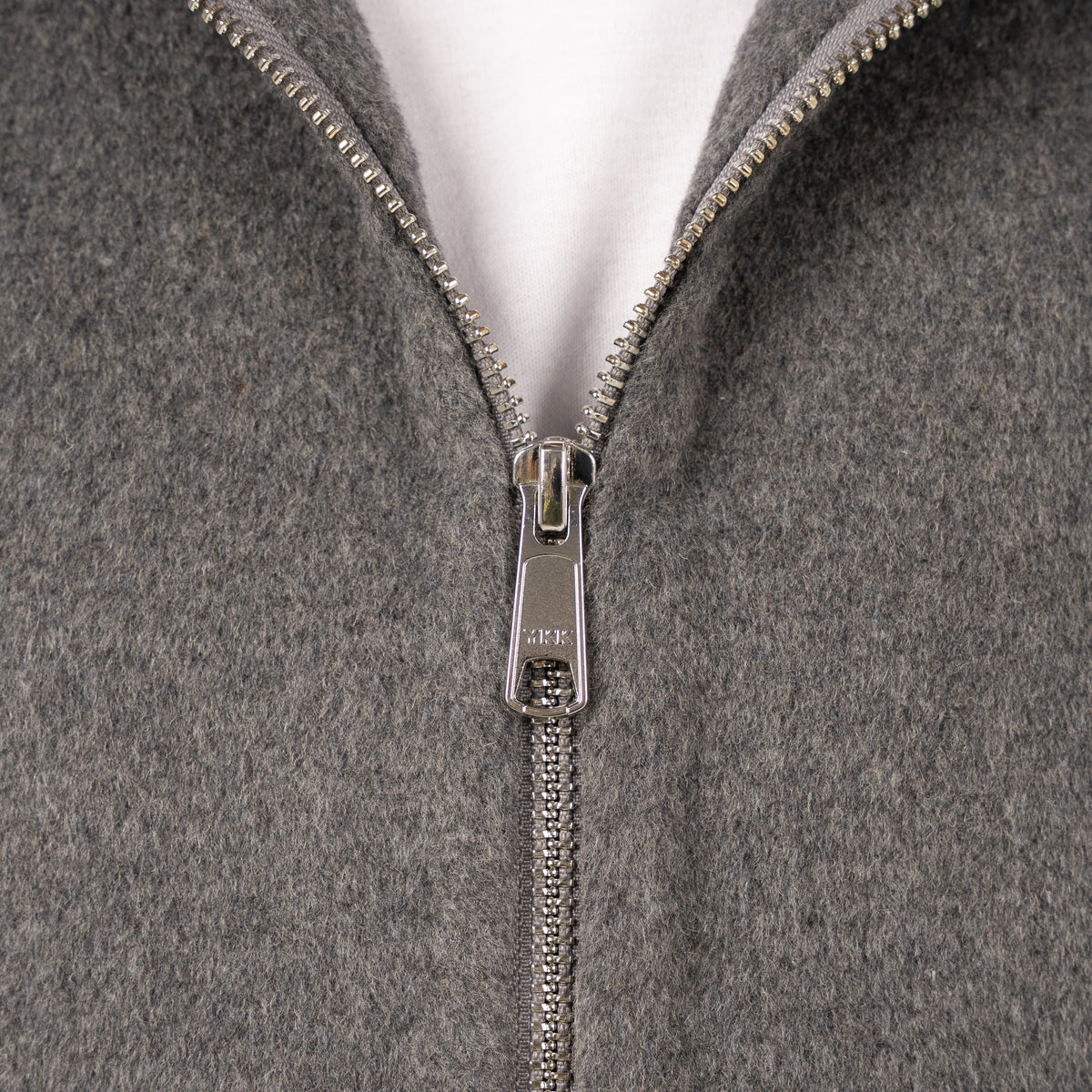 Hopeium Overshirt Grijs | Winter Wooly Short Jacket