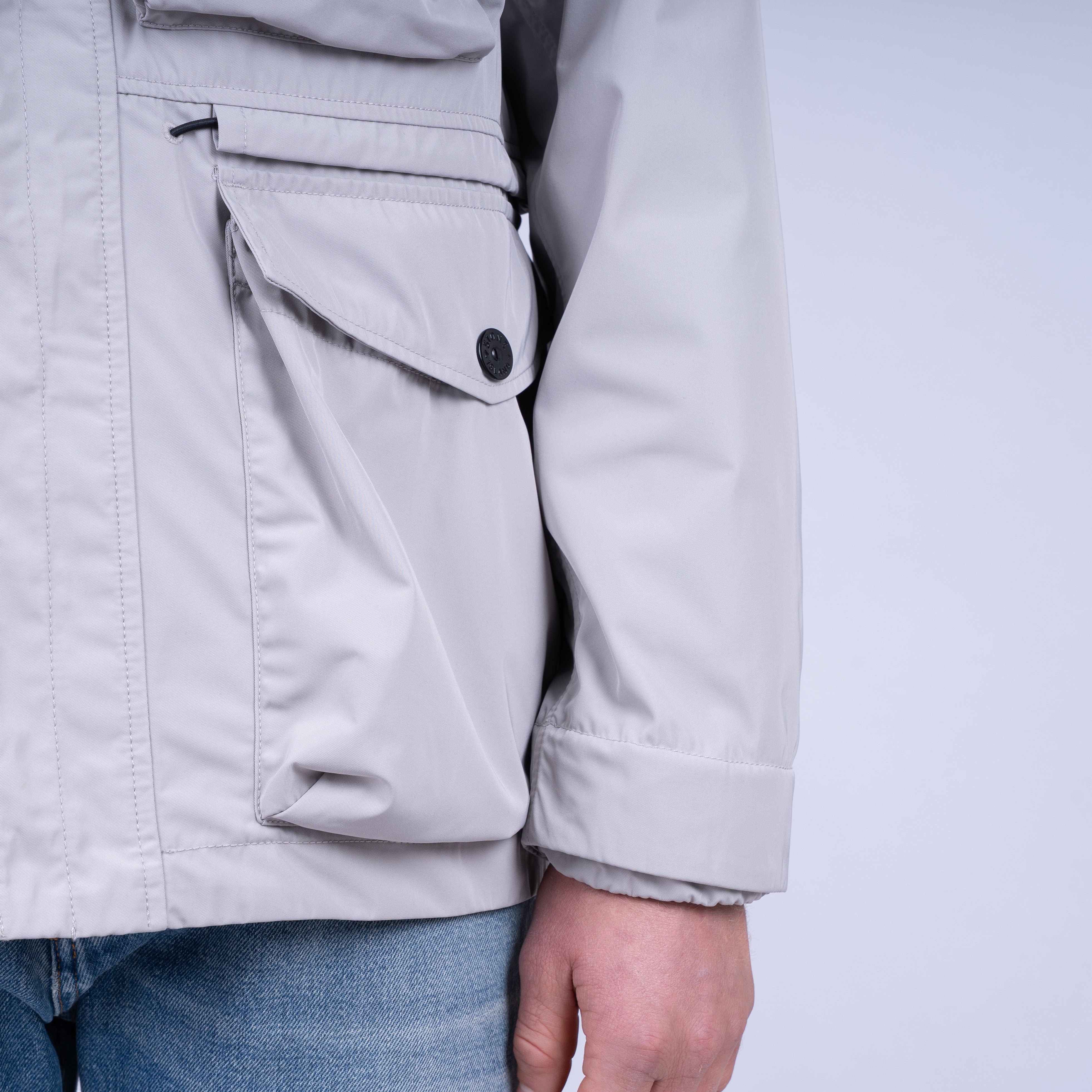 Stone Island Parka Grijs | Micro Twill
