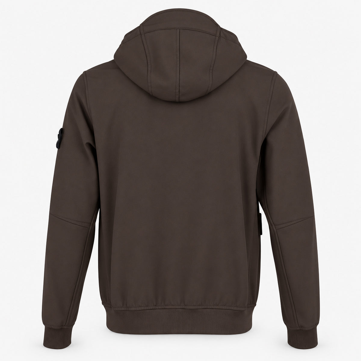 Stone Island Soft Shell Jack Bruin | SHELL-R_E.DYE® TECHNOLOGY