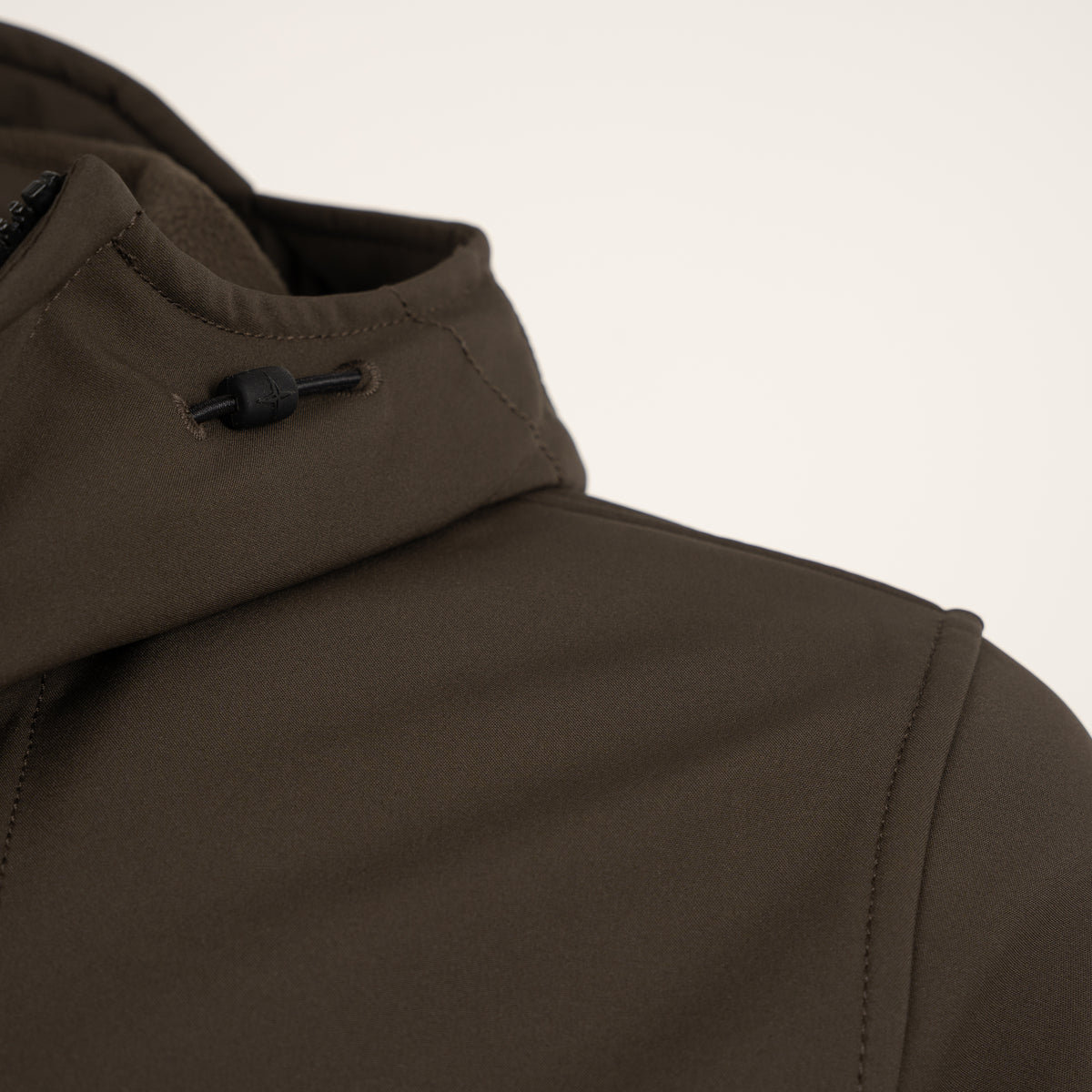 Stone Island Soft Shell Jack Bruin | SHELL-R_E.DYE® TECHNOLOGY