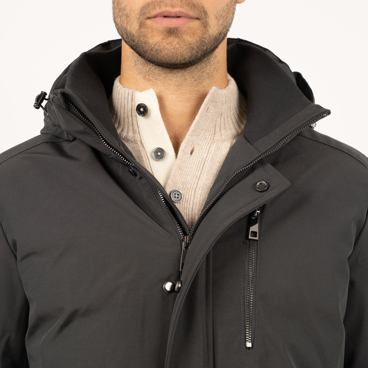 SEVEN DIALS Winterjas Grijs | Napels