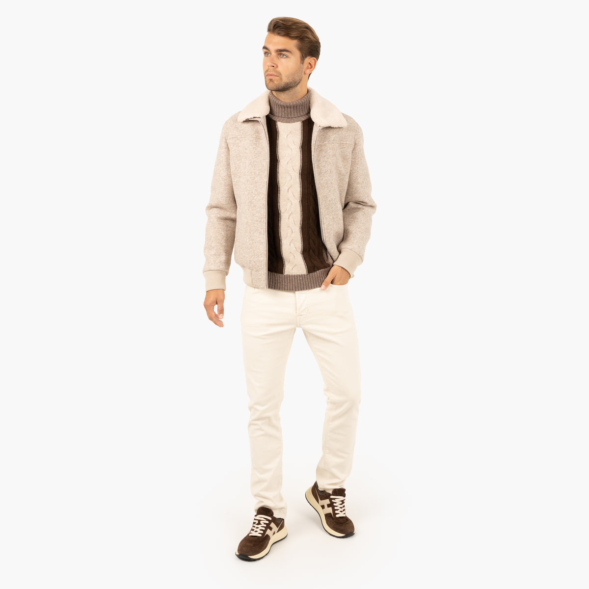 SEVEN DIALS Bomberjack Beige | Lagos