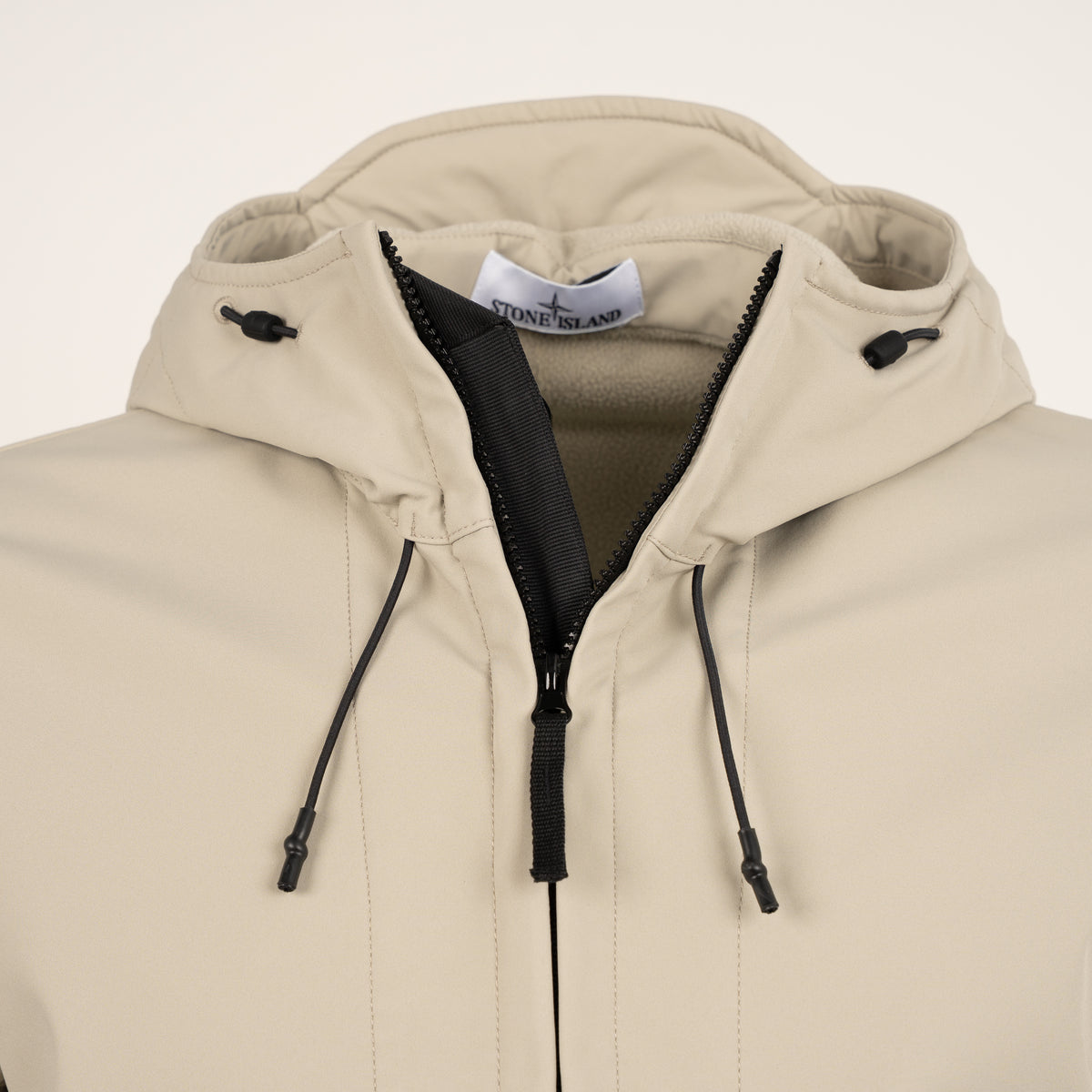Stone Island Soft Shell Jack Beige | SHELL-R_E.DYE® TECHNOLOGY