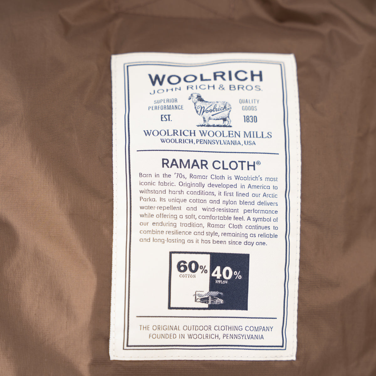 Woolrich Parka Bruin | Arctic Parka