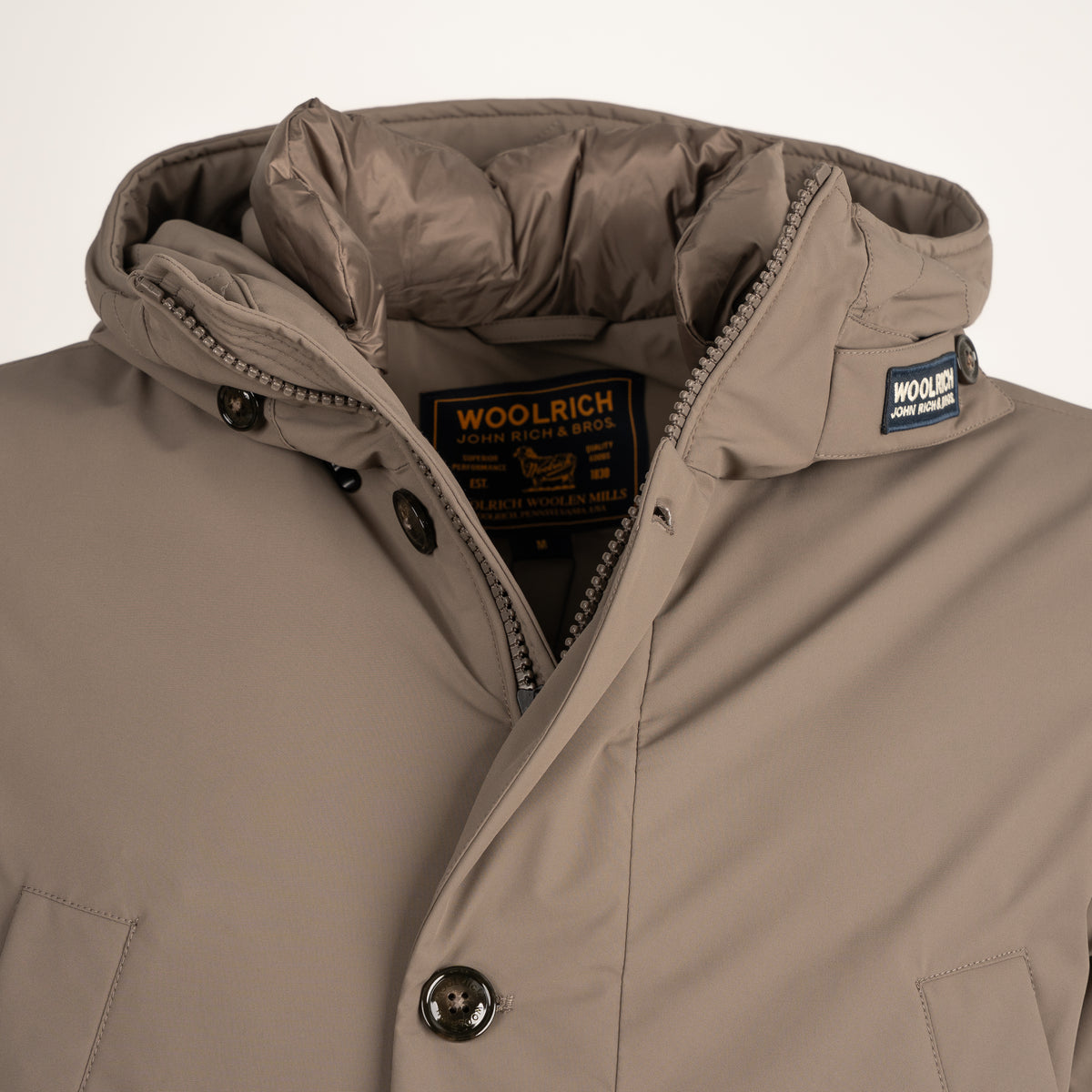 Woolrich Parka Taupe | Arctic Parka Stretch