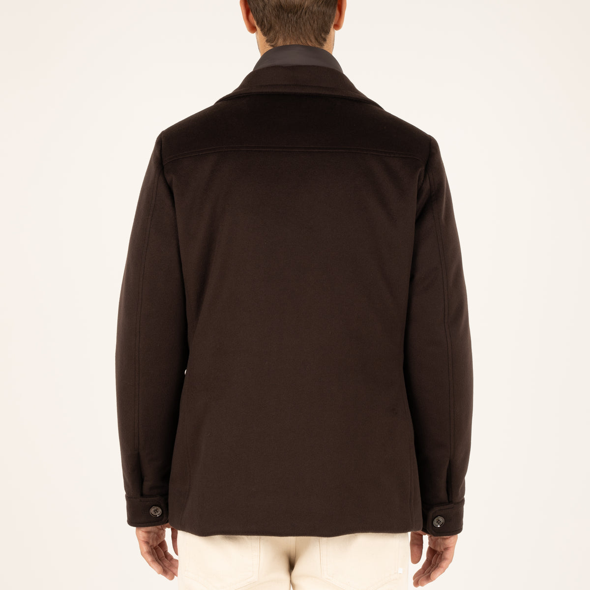 Moorer Baby-Cashmere Jas Bruin | Bas-B5L