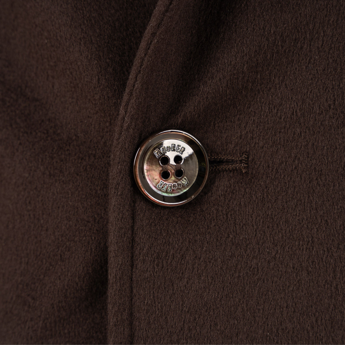 Moorer Baby-Cashmere Jas Bruin | Bas-B5L