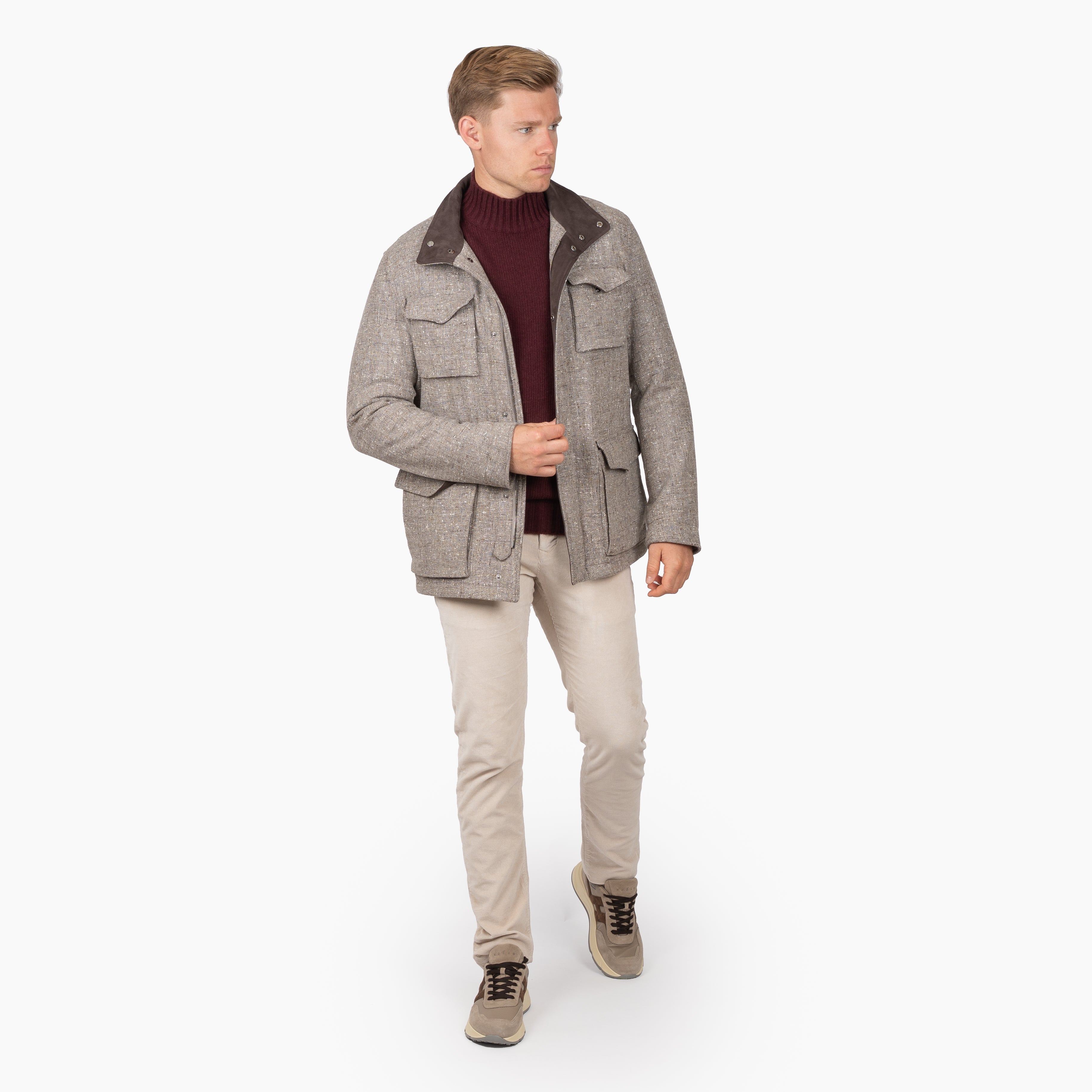 Herno Field Jacket Taupe | Resort