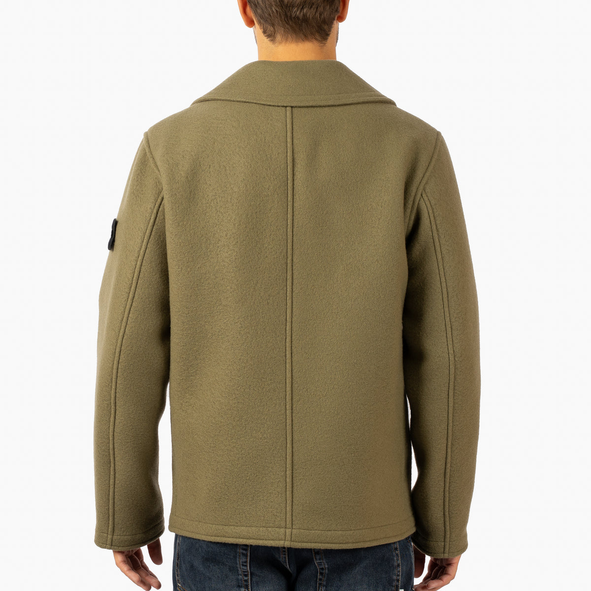 Stone Island Peacoat Jack Groen | Heavy Melton