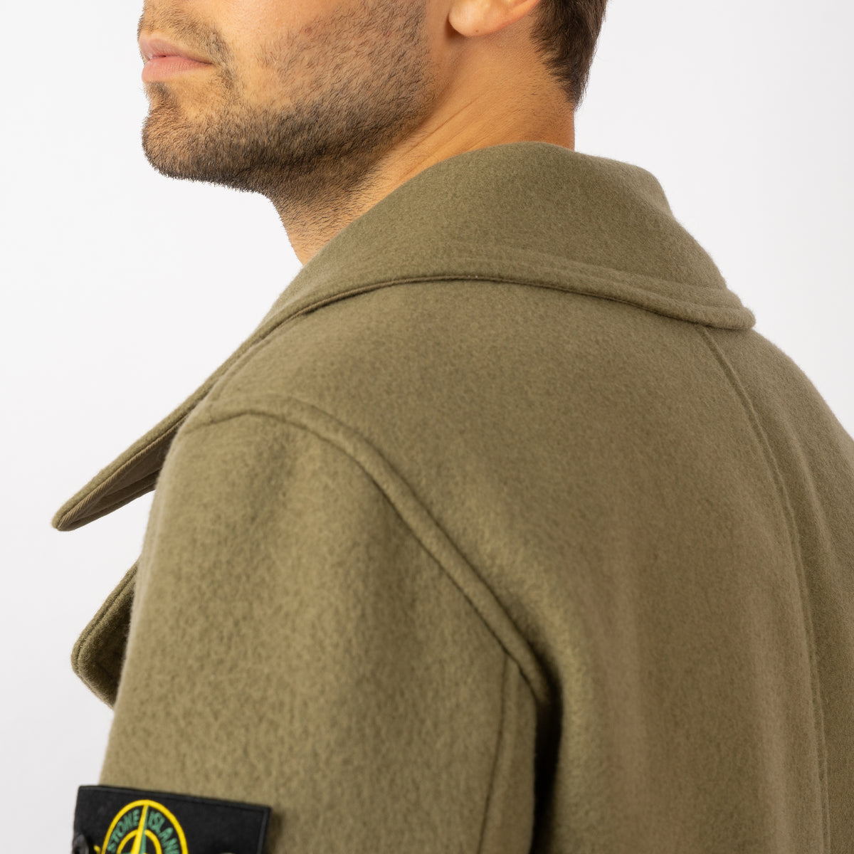 Stone Island Peacoat Jack Groen | Heavy Melton