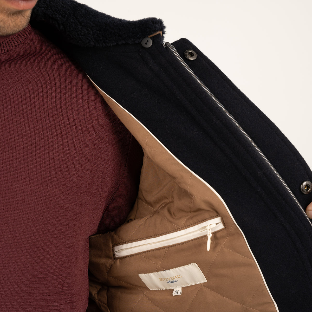 SEVEN DIALS Bomberjack Blauw | Jones