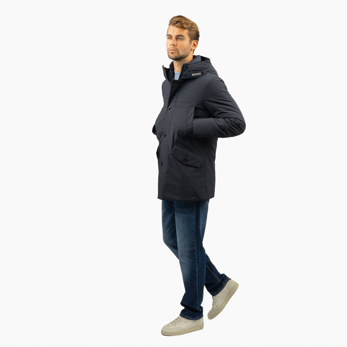 Woolrich Parka Blauw | Arctic Parka Stretch