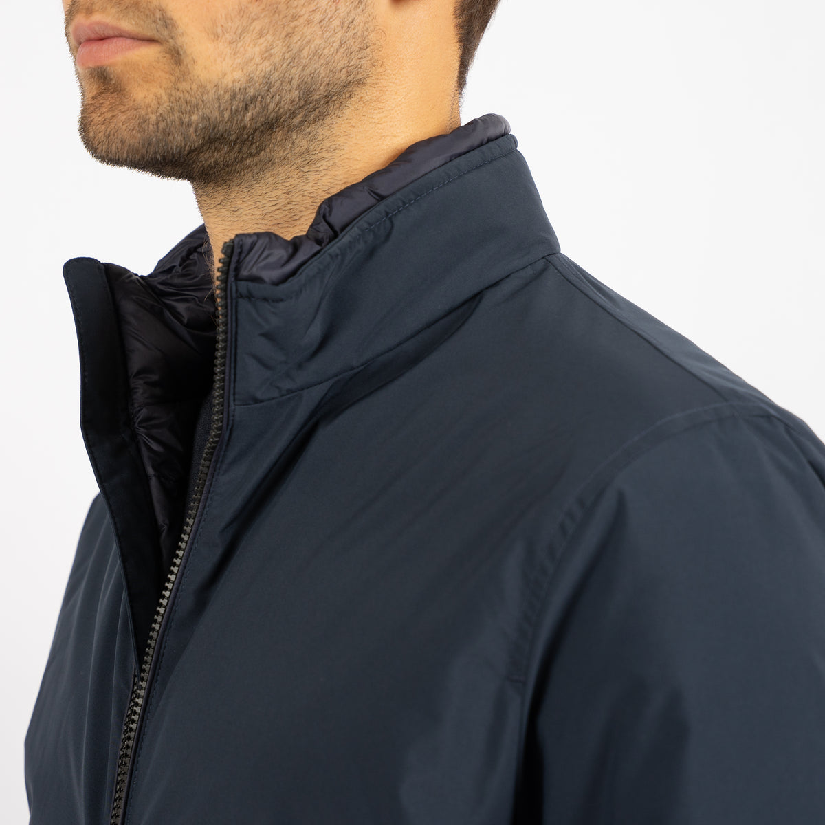 Woolrich Bomberjack Blauw | Lewis Bomber