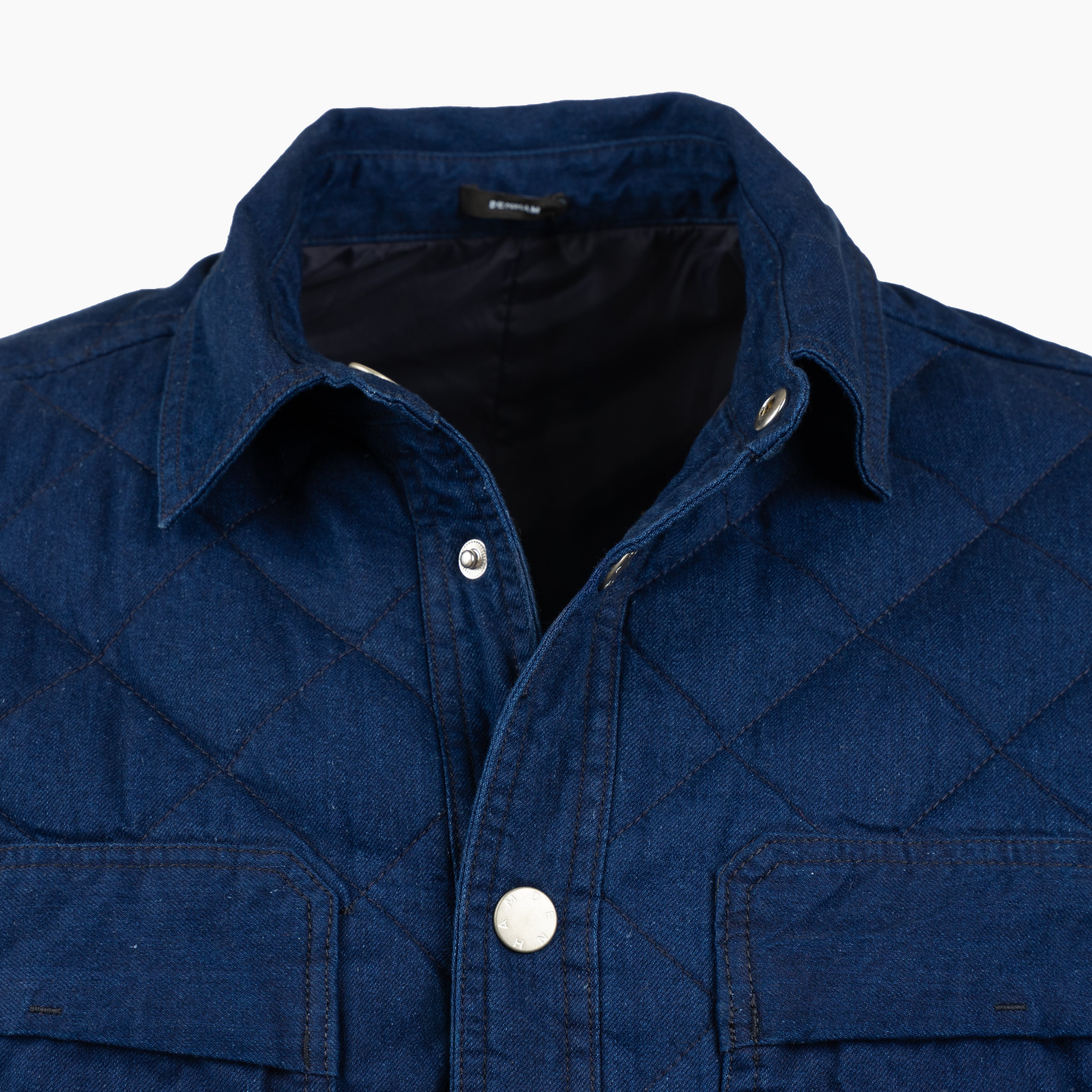Denham Overshirt Blauw | Samuel Shirt Jacket