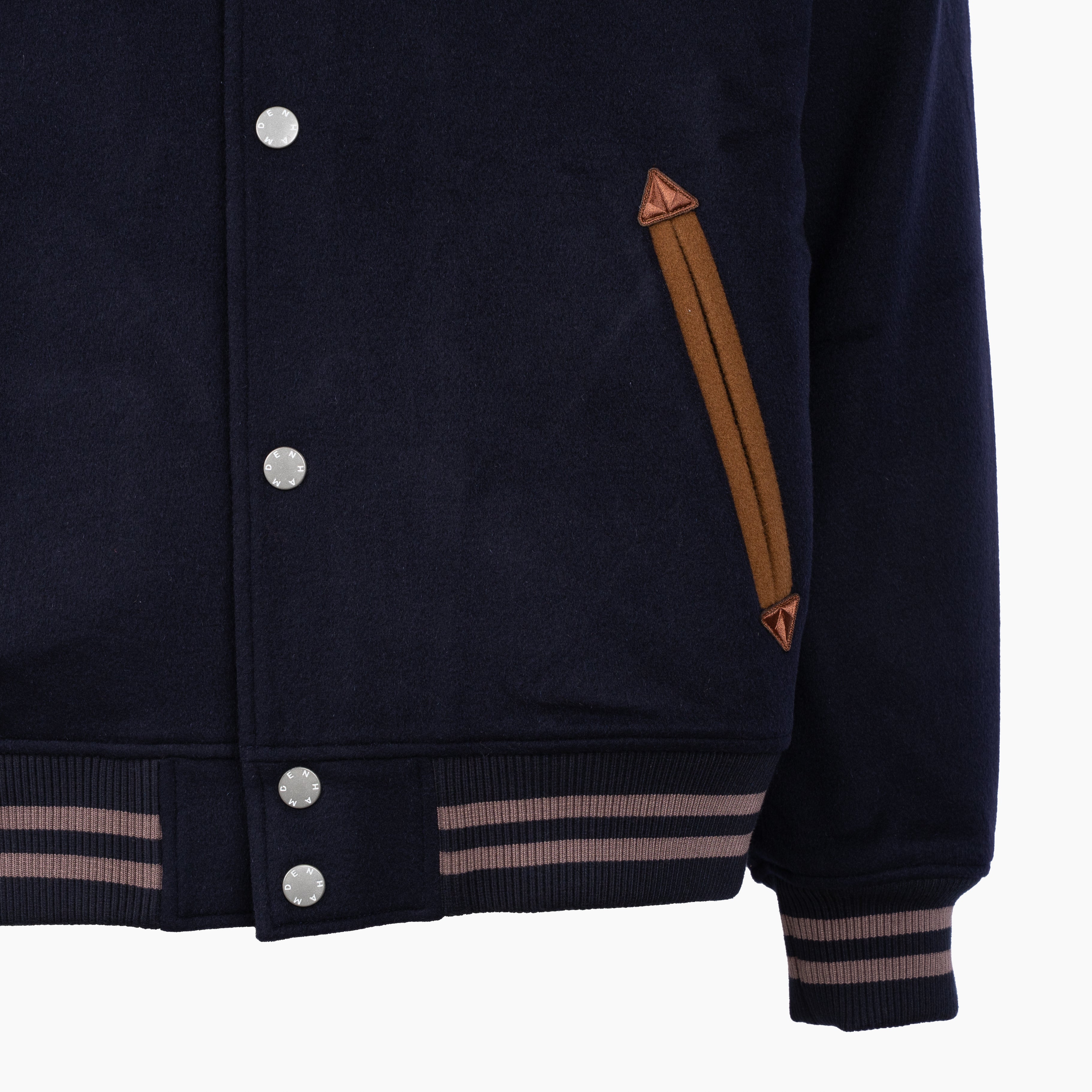 Denham Varsity Jack Blauw | Canyon Jacket