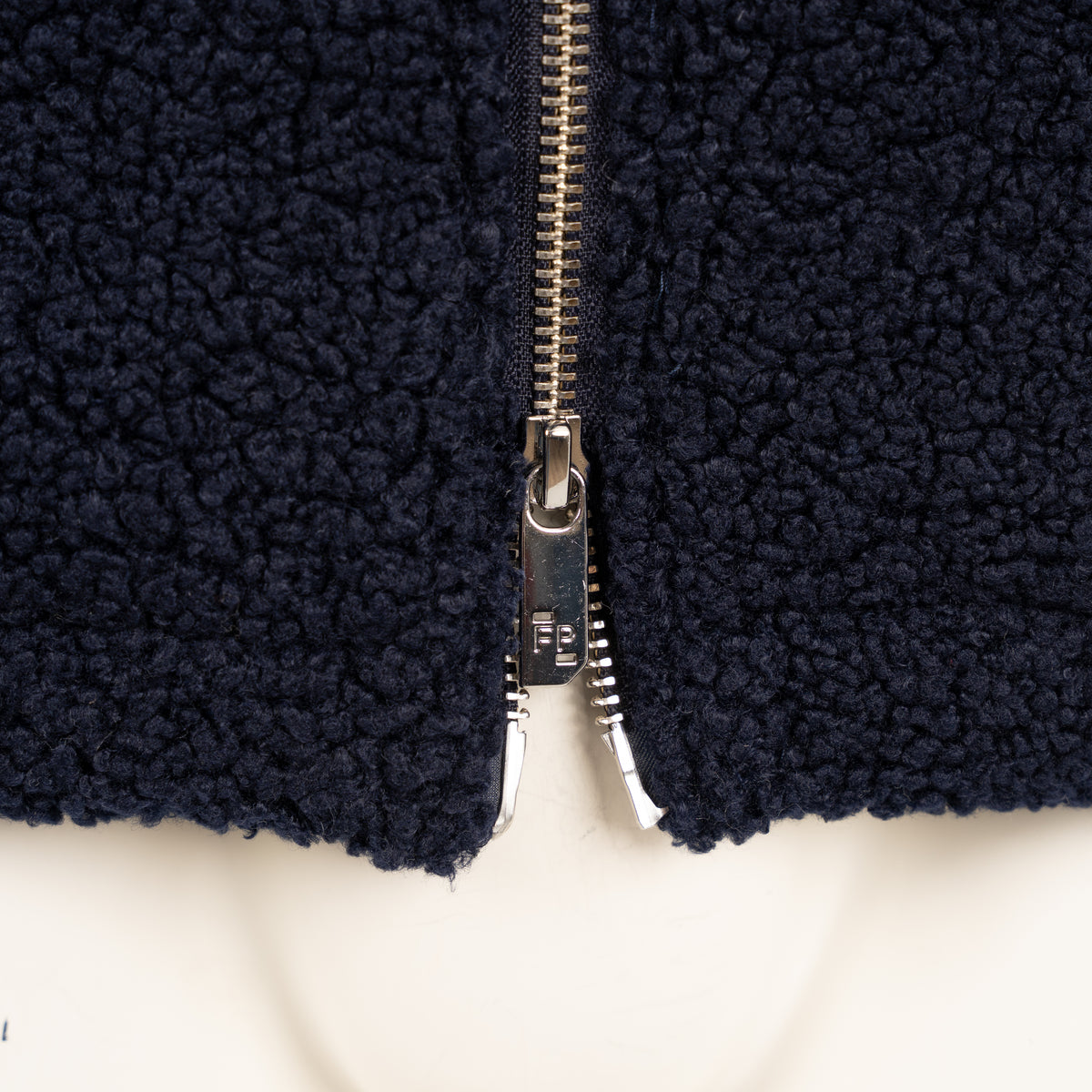 Filling Pieces Teddy Jack Blauw | Coach Jacket Sherpa
