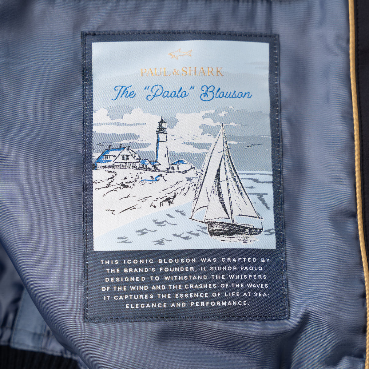 Paul & Shark Bomberjack Blauw | The Paolo Blouson