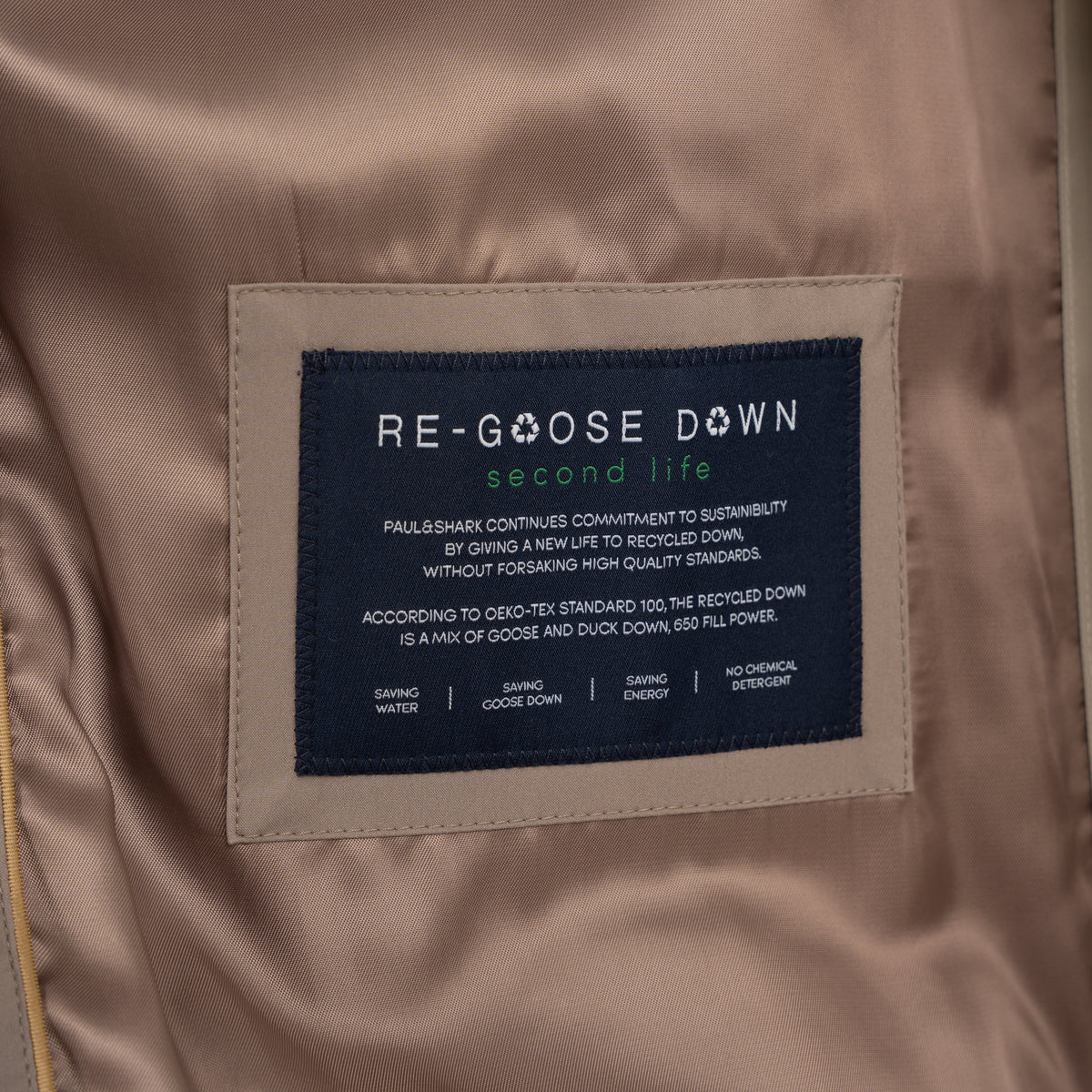 Paul & Shark Bodywarmer Beige | Corduroy Re-Goose Down