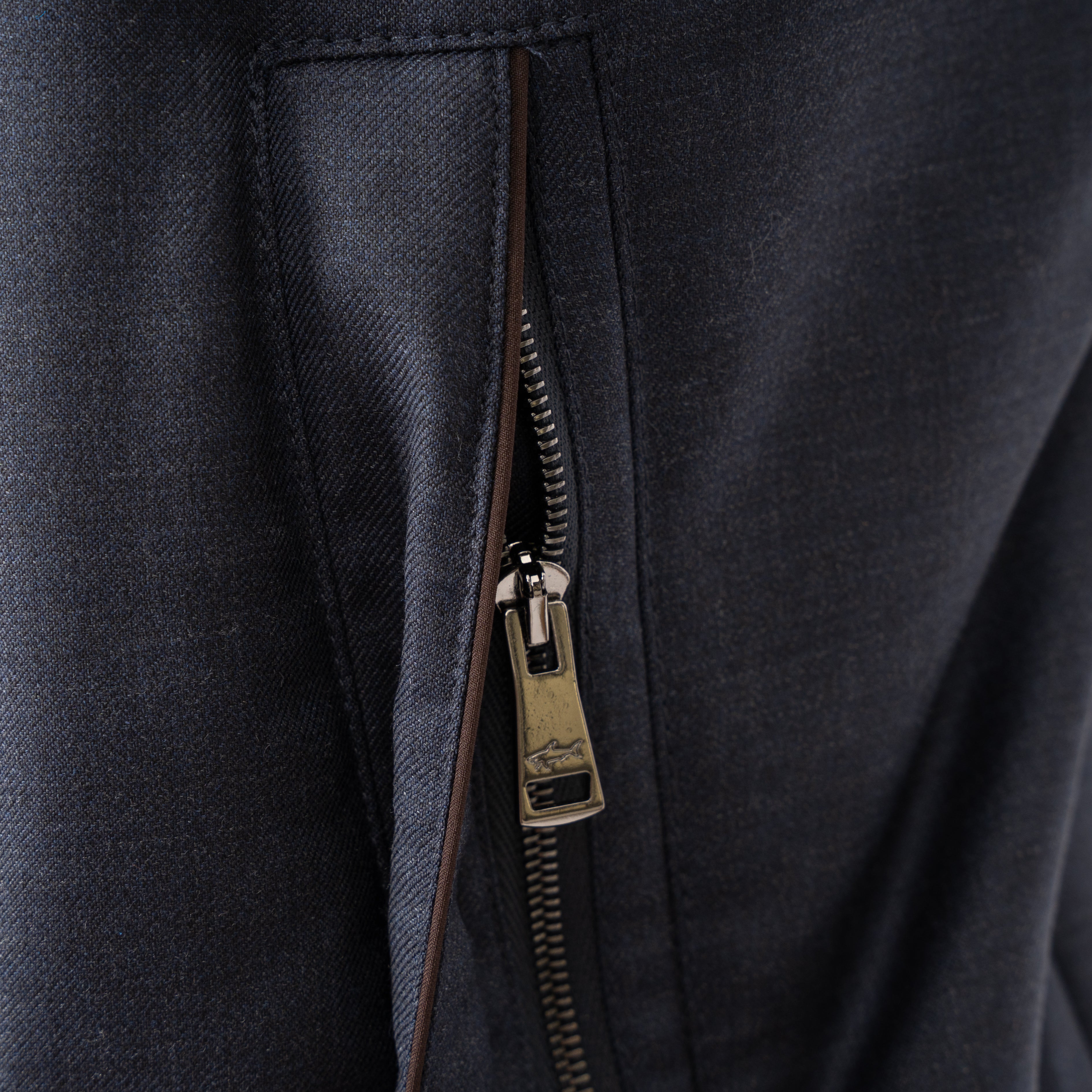 Paul & Shark Reversible Bodywarmer Blauw | Loro Piana Rain System® Zelander® Wool
