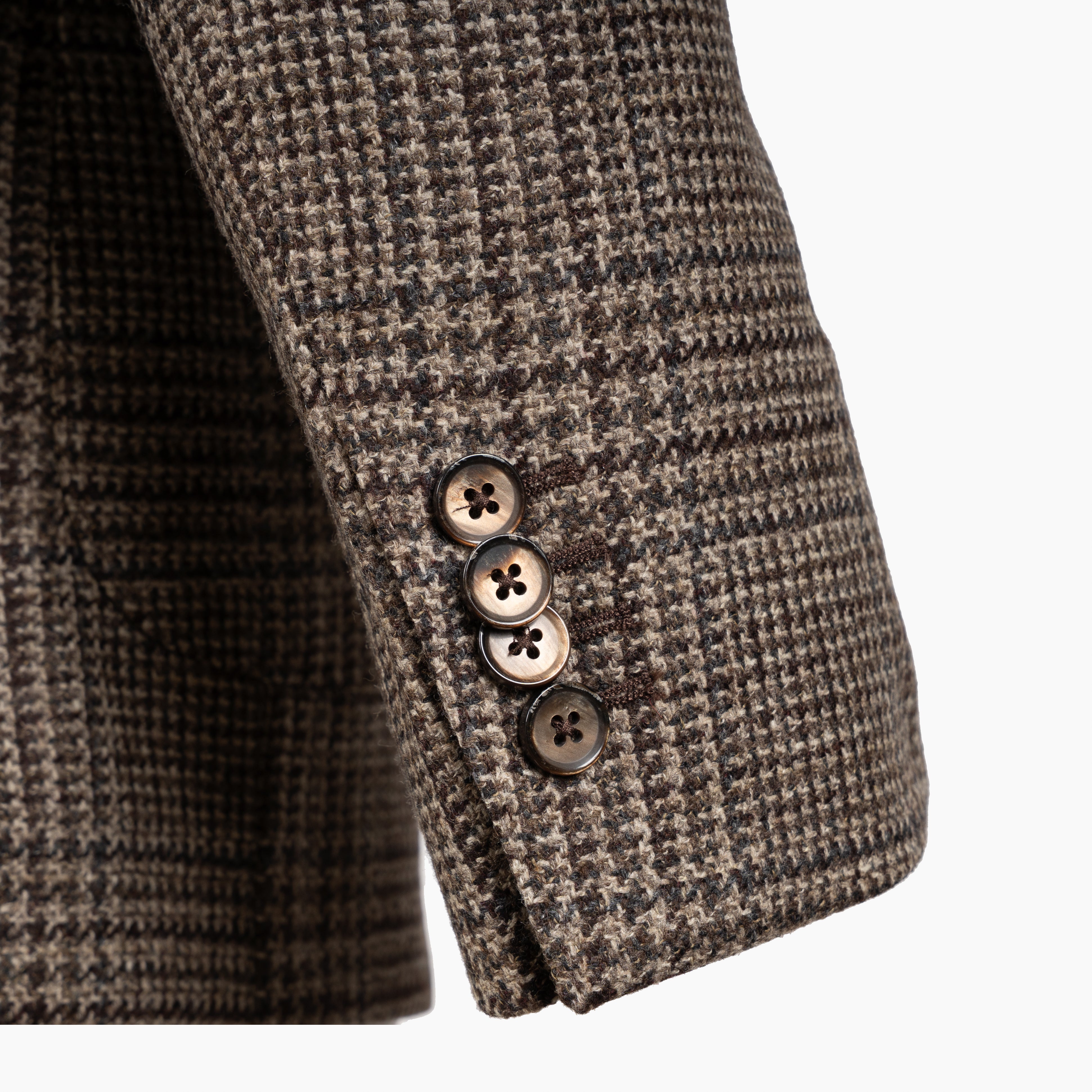 L.B.M. 1911 Colbert Bruin Geruit | Wool & Cashmere