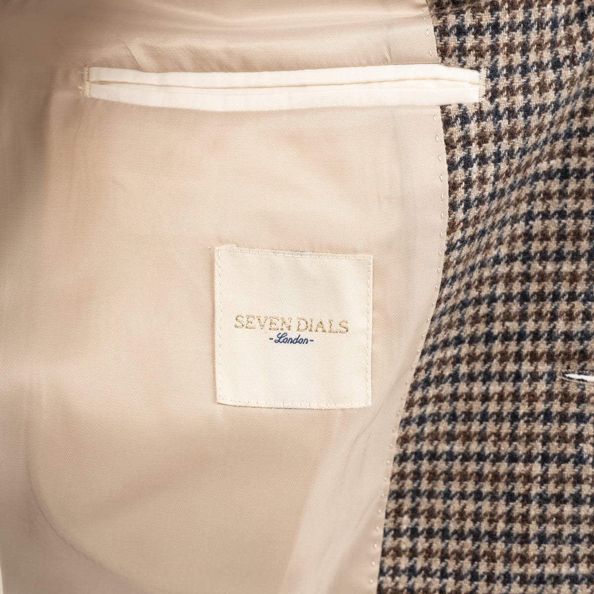 SEVEN DIALS Colbert Beige Pied-de-Poule | Blakely