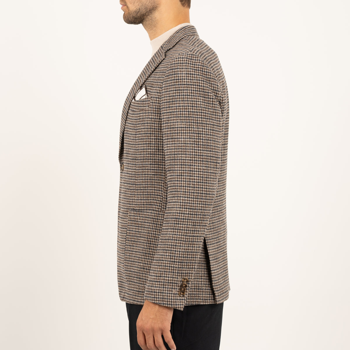 SEVEN DIALS Colbert Beige Pied-de-Poule | Blakely