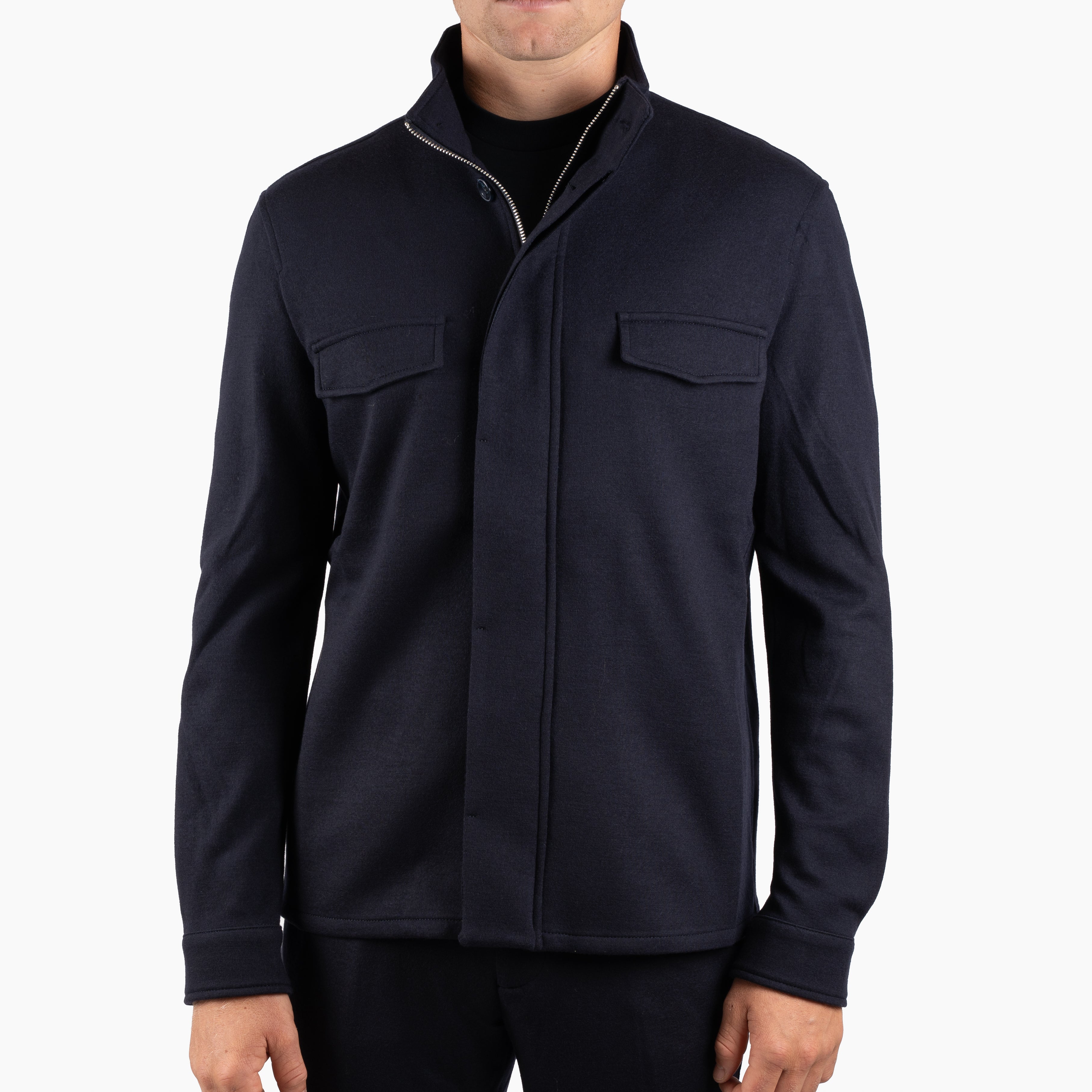 Marco Pescarolo Overshirt Blauw | Titan