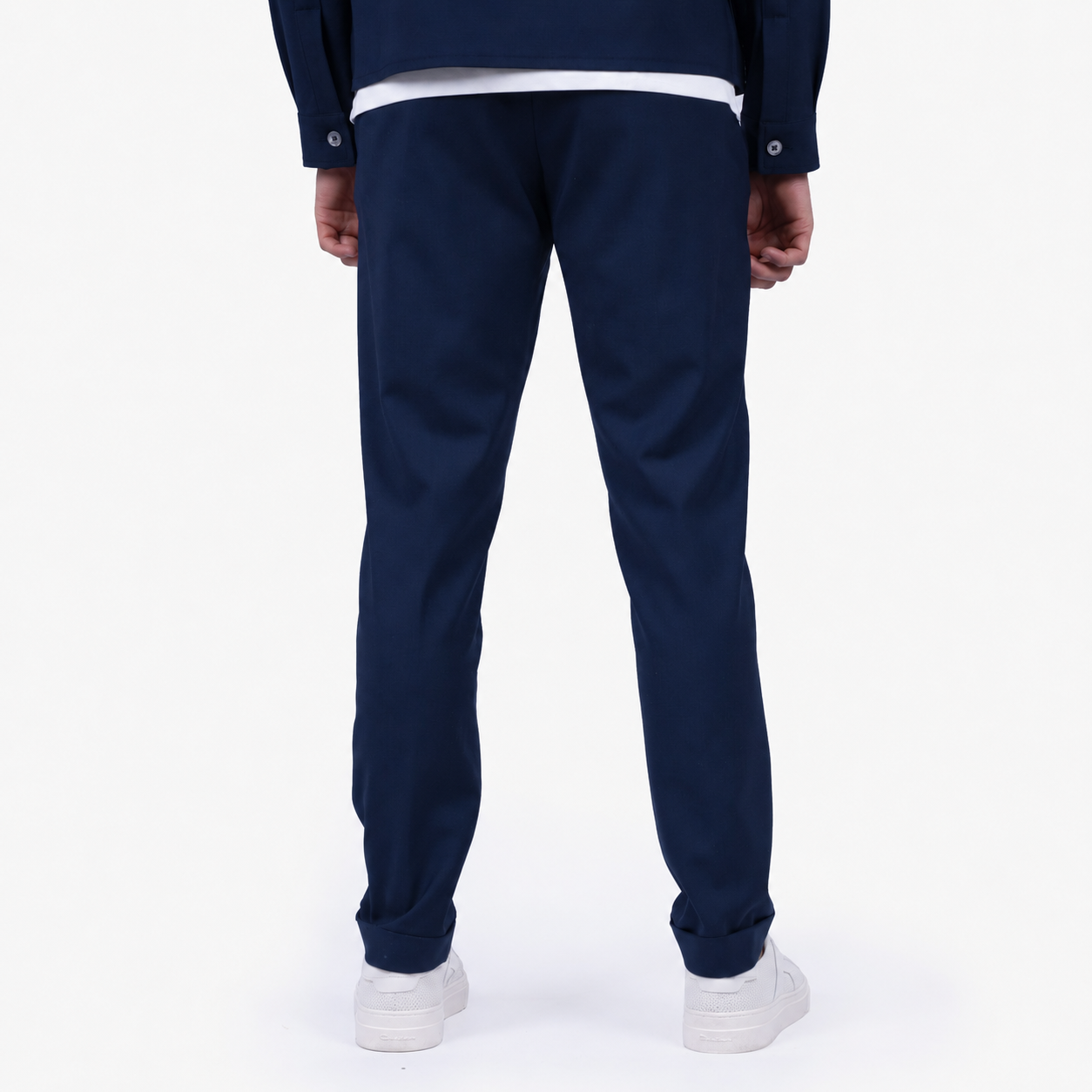 Marco Pescarolo Pantalon Blauw | Caracciolo