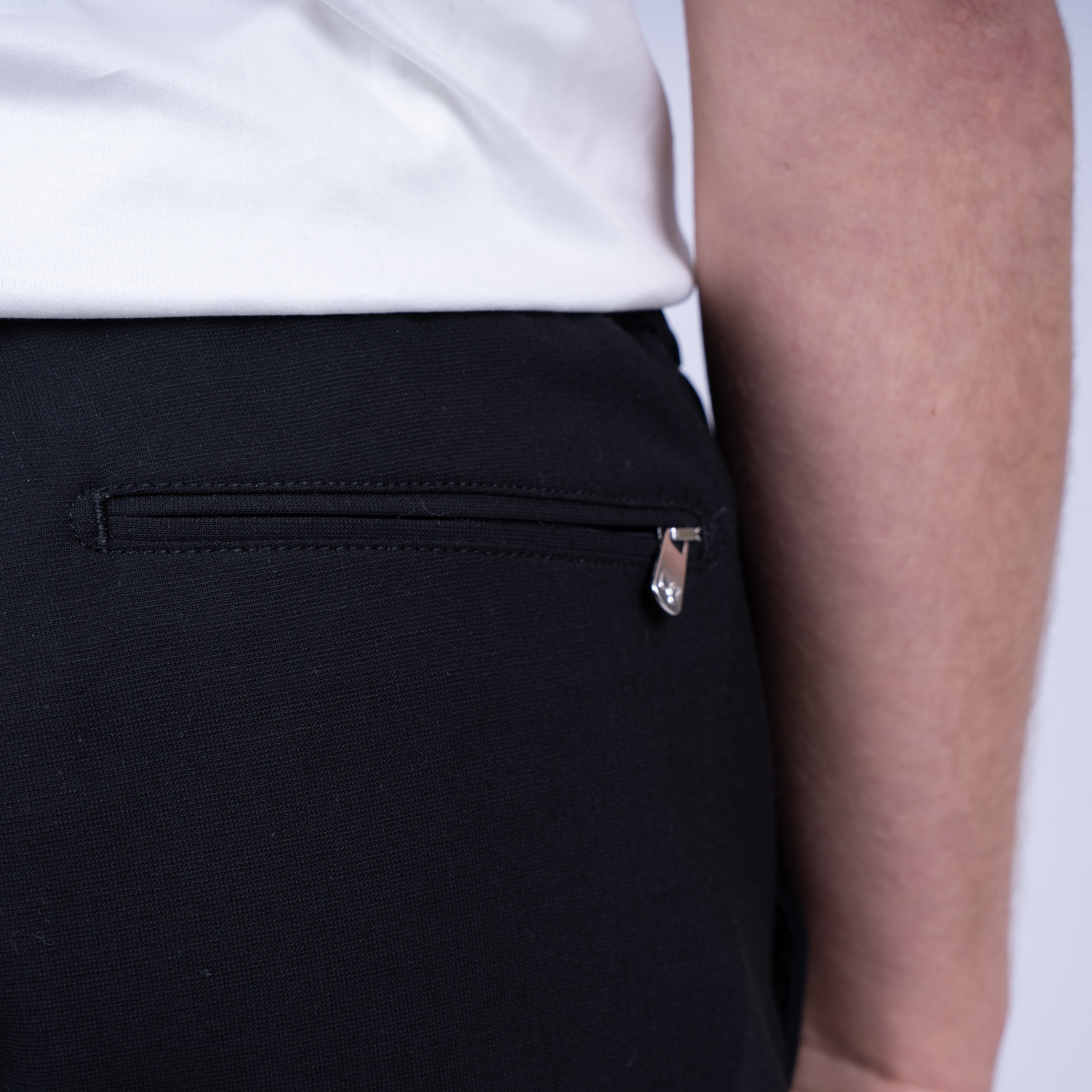 Marco Pescarolo Pantalon Zwart | Caracciolo
