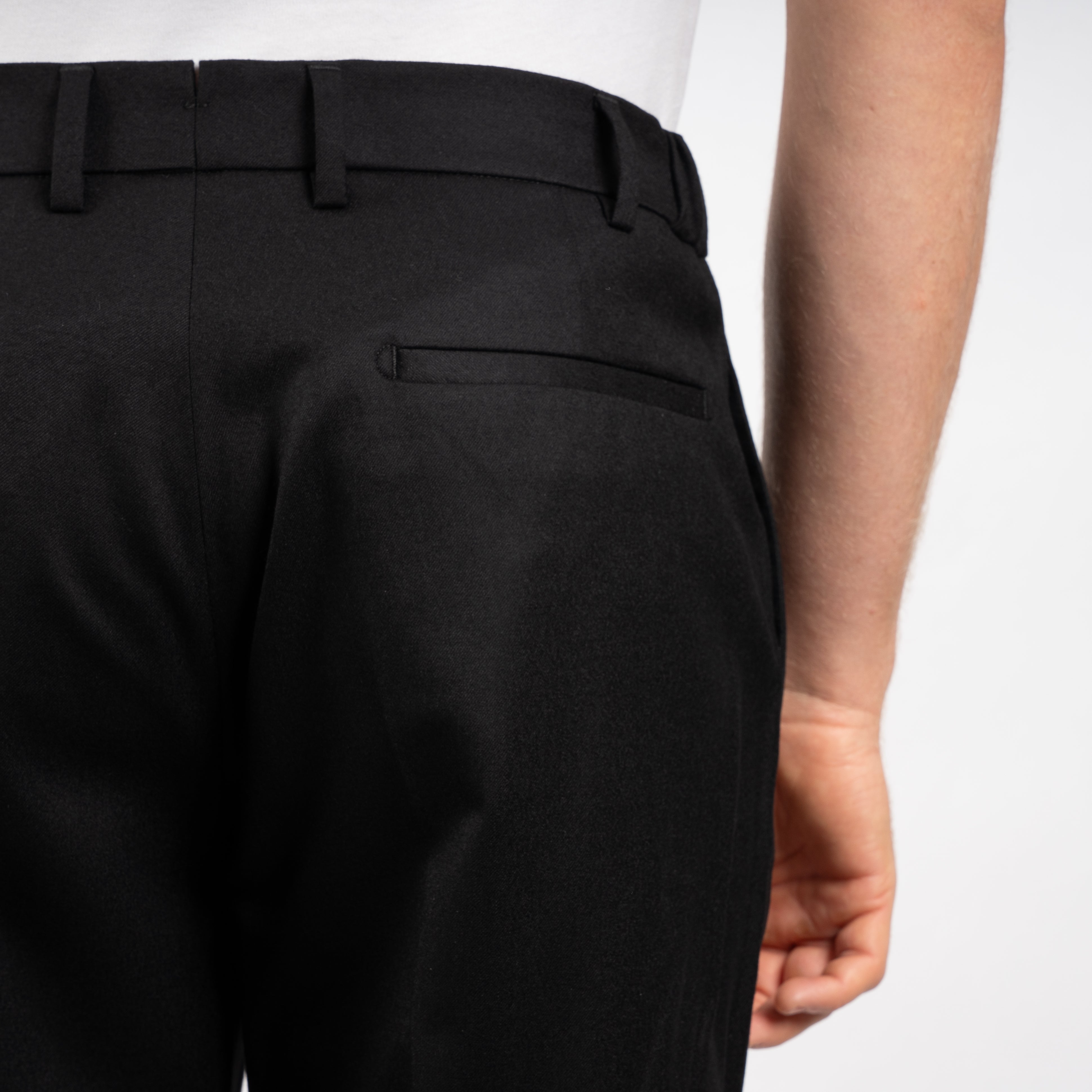 Berwich Pantalon Zwart | Lucano Elax Vitale Barberis