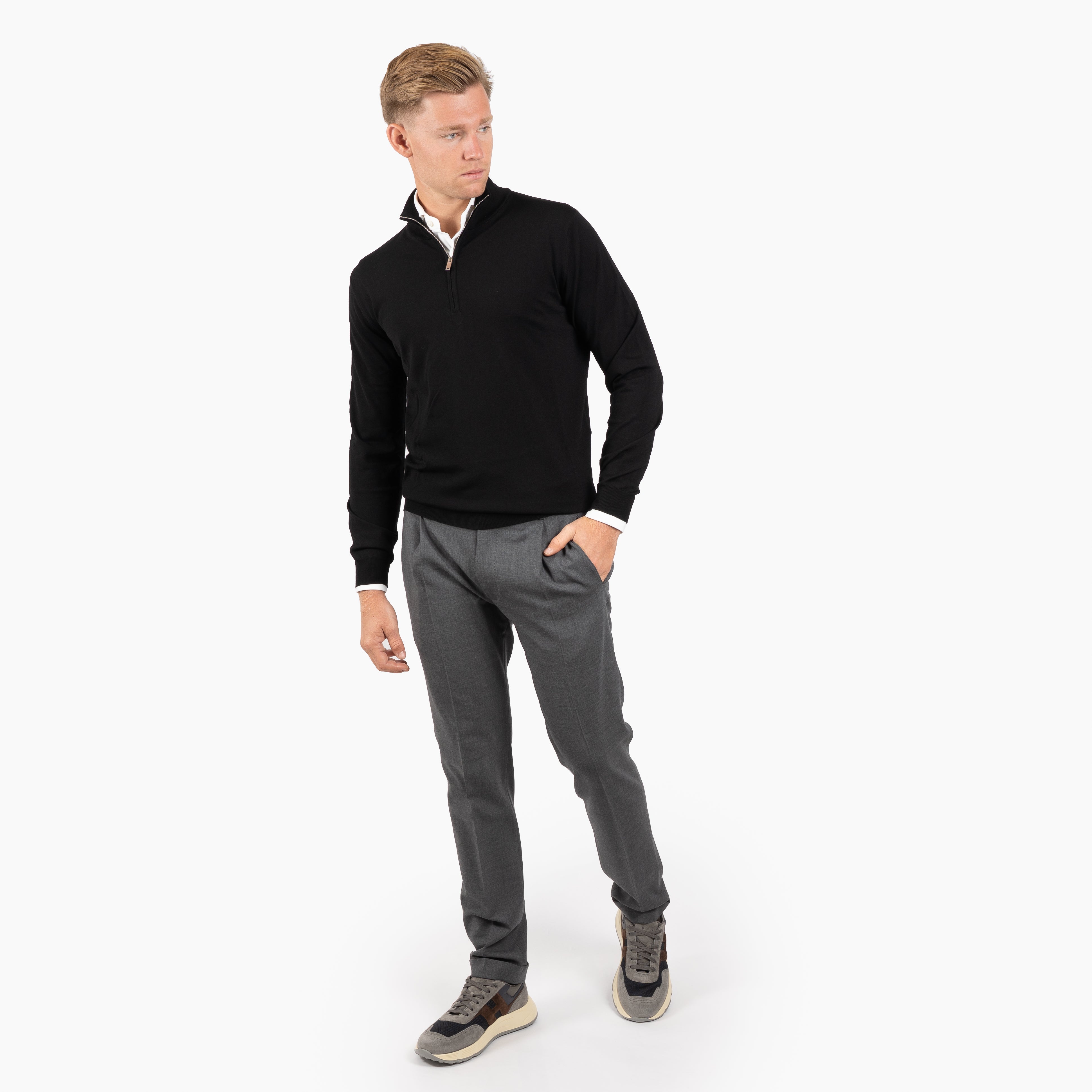 Berwich Pantalon Grijs | Retrolong