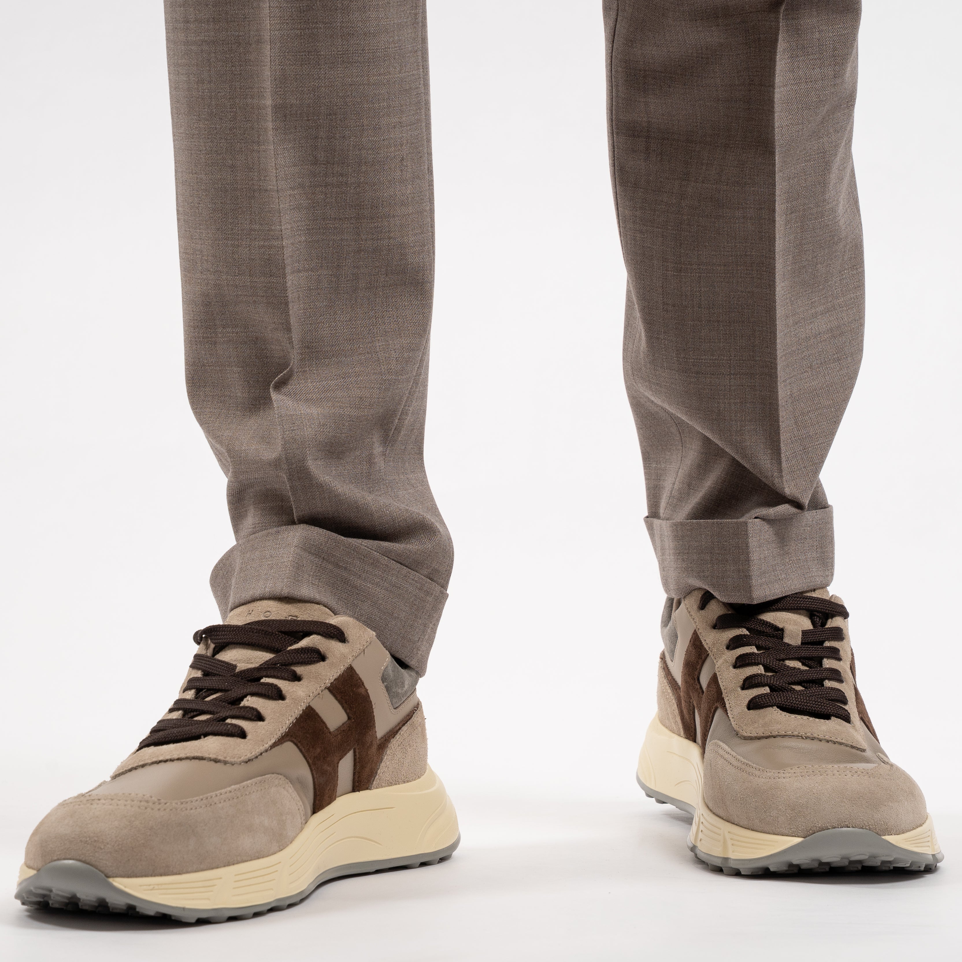Berwich Pantalon Licht Bruin | Retrolong