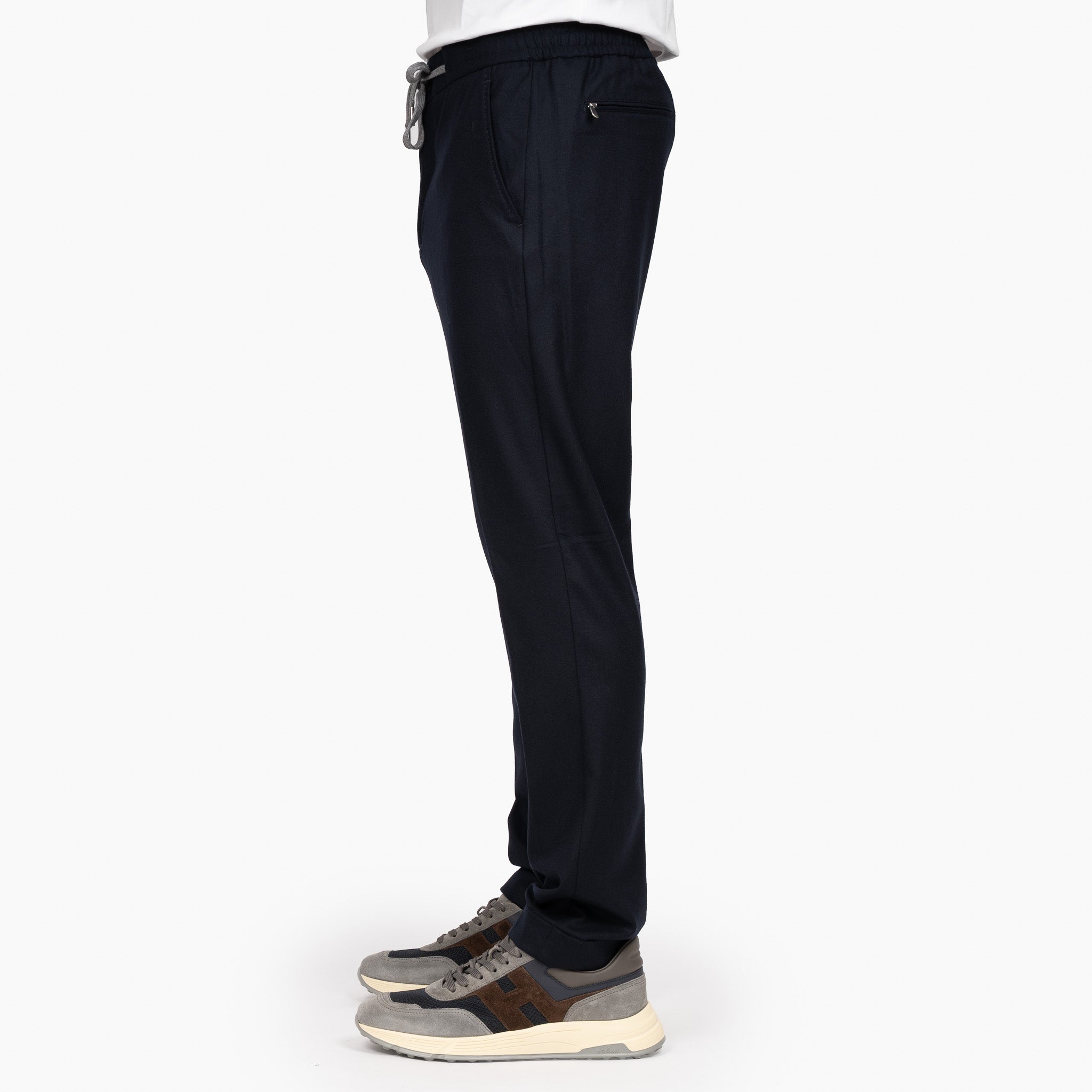 Marco Pescarolo Pantalon Donkerblauw | Caracciolo Cashmere