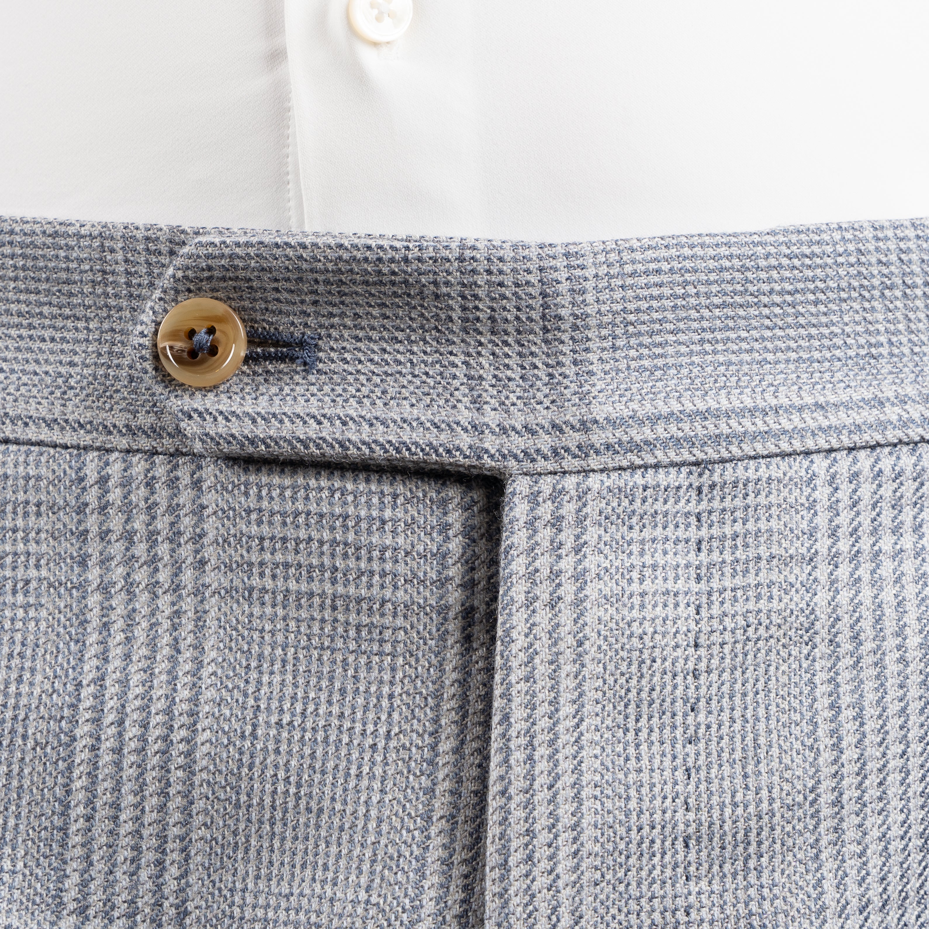 Berwich Pantalon Blauw/Grijs Geruit | Retrolong