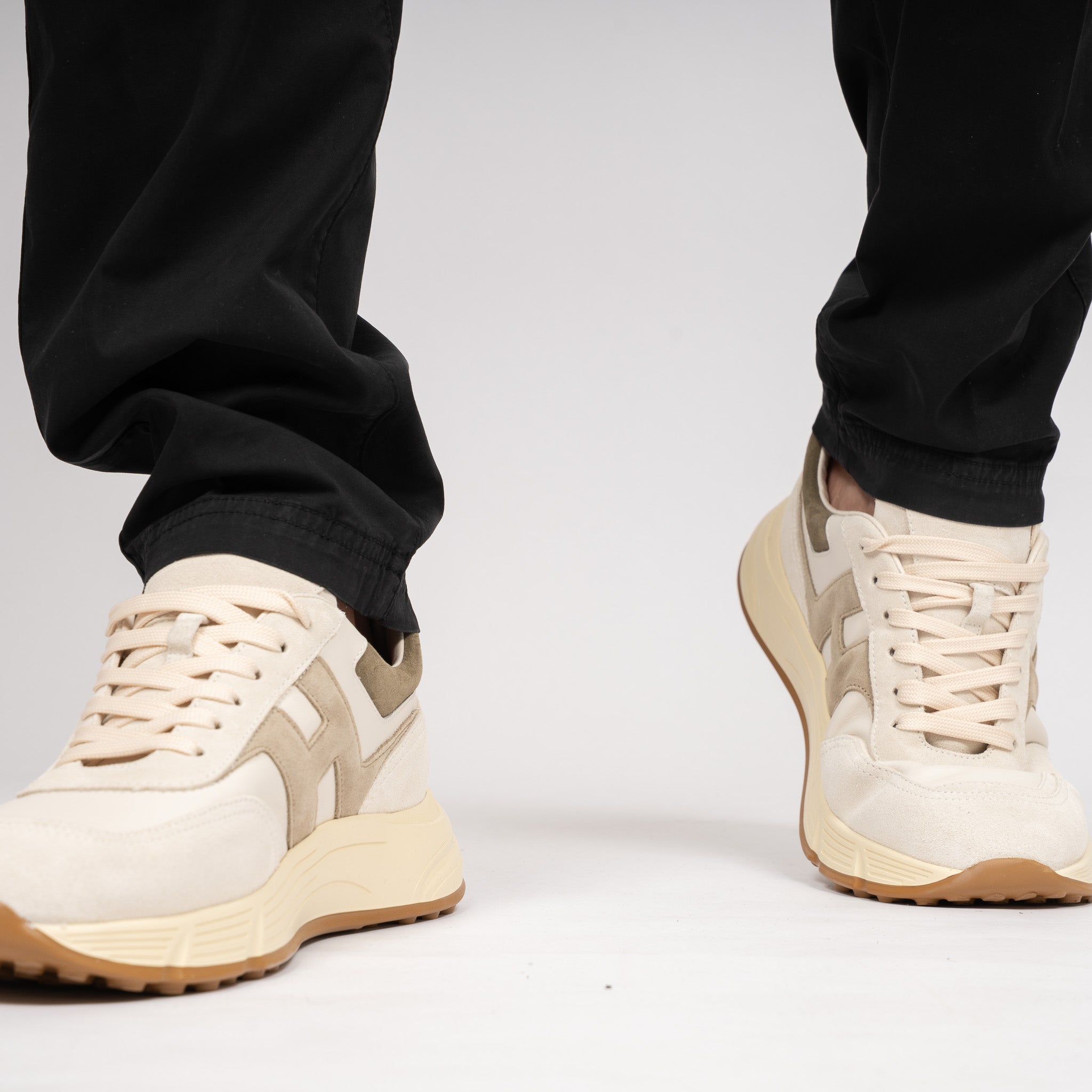 Stone Island Cargobroek Zwart | Stretch Cotton Twill