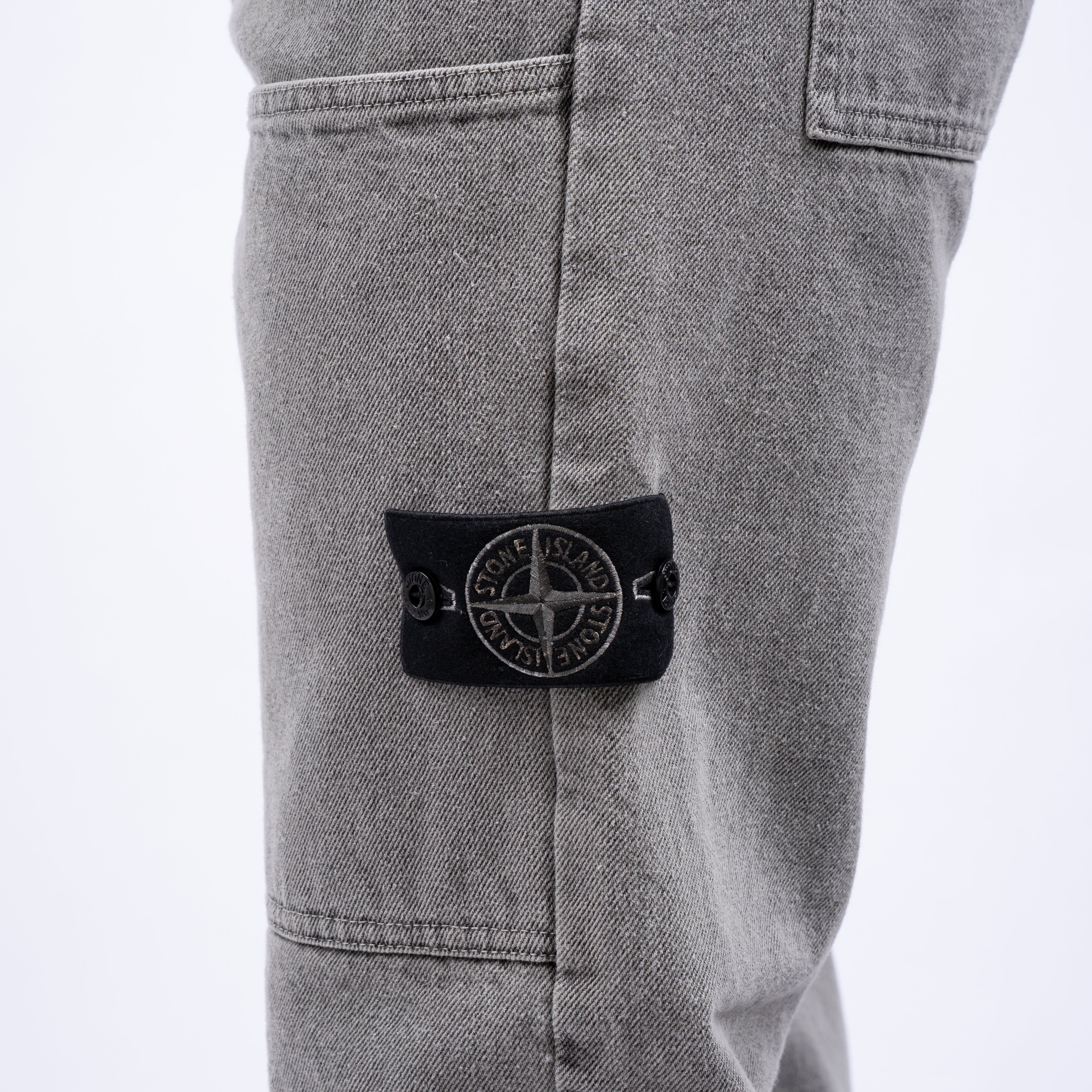 Stone Island Chino Grijs | Mineral Dyed Cotton Gabardine-TC