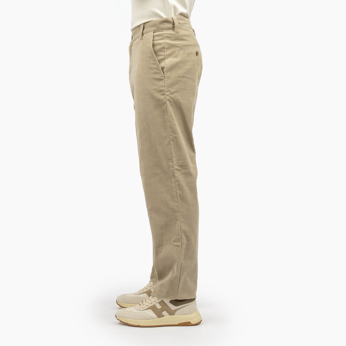 A.P.C. Chino Corduroy Beige | Lawrence