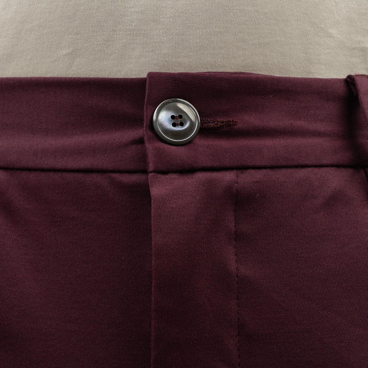 Valenza Pantalon Bordeaux Rood | Supima Tapered Trousers