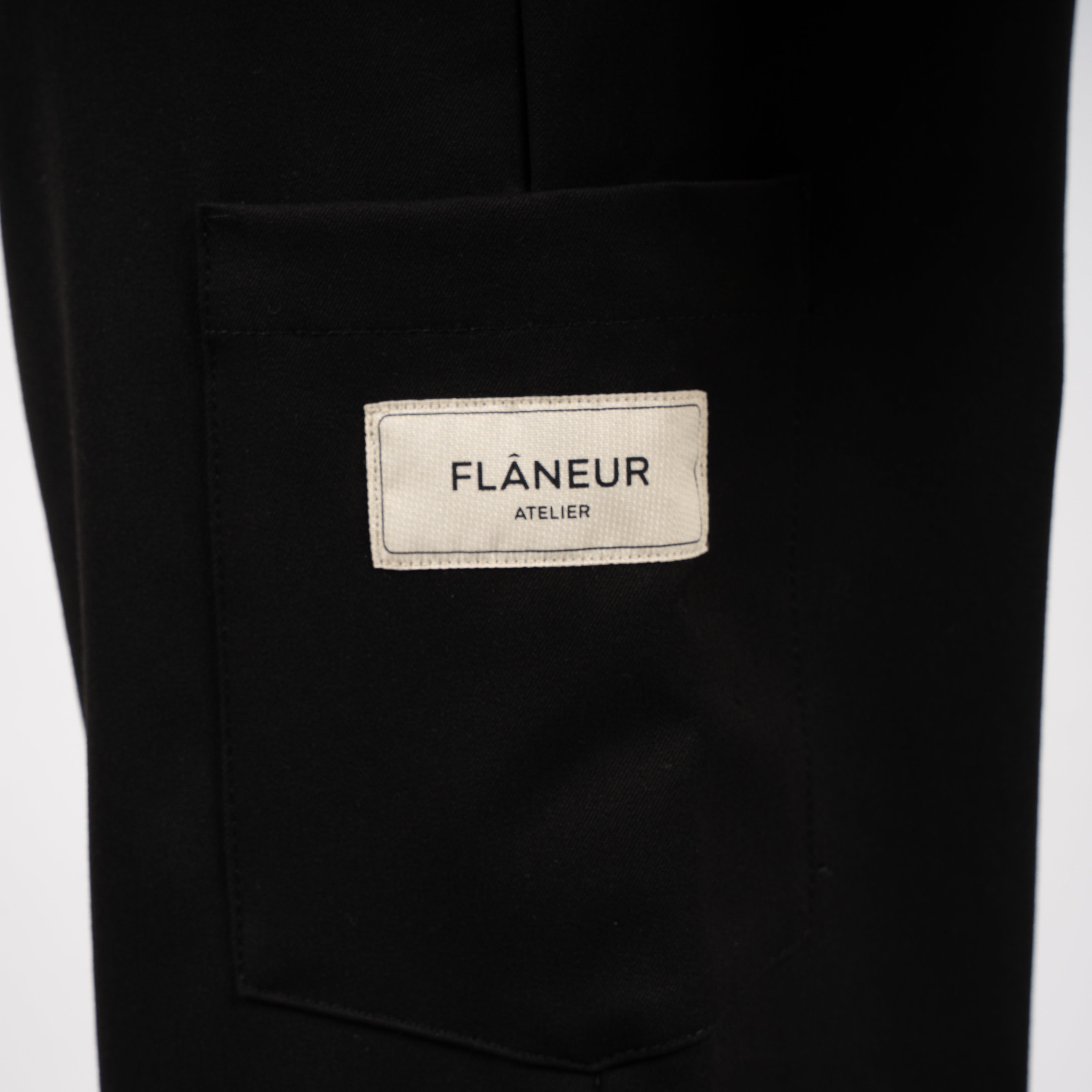 Flaneur Pantalon Zwart | Atelier Tailored Trousers