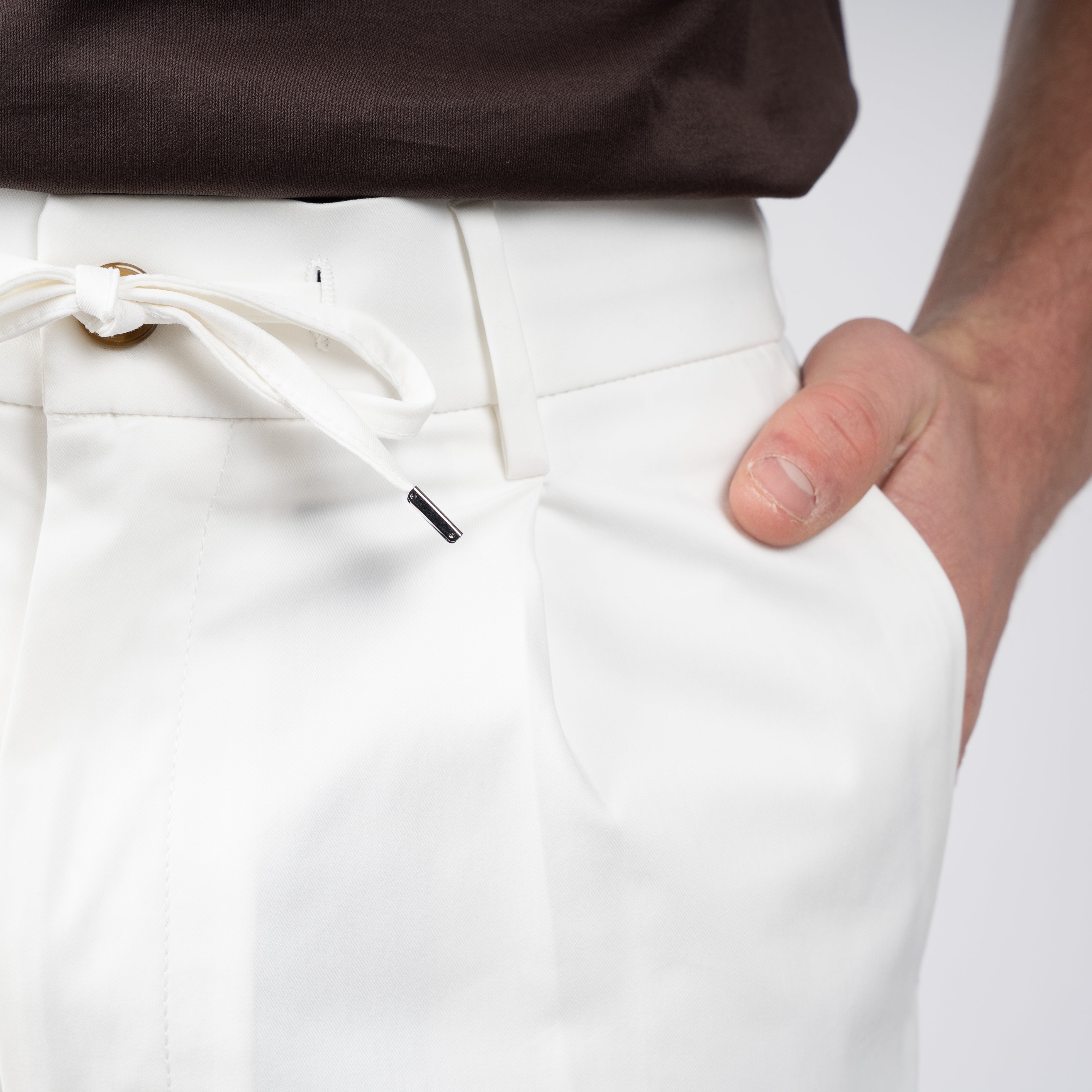 Berwich Pantalon Wit | Spiaggia Tech