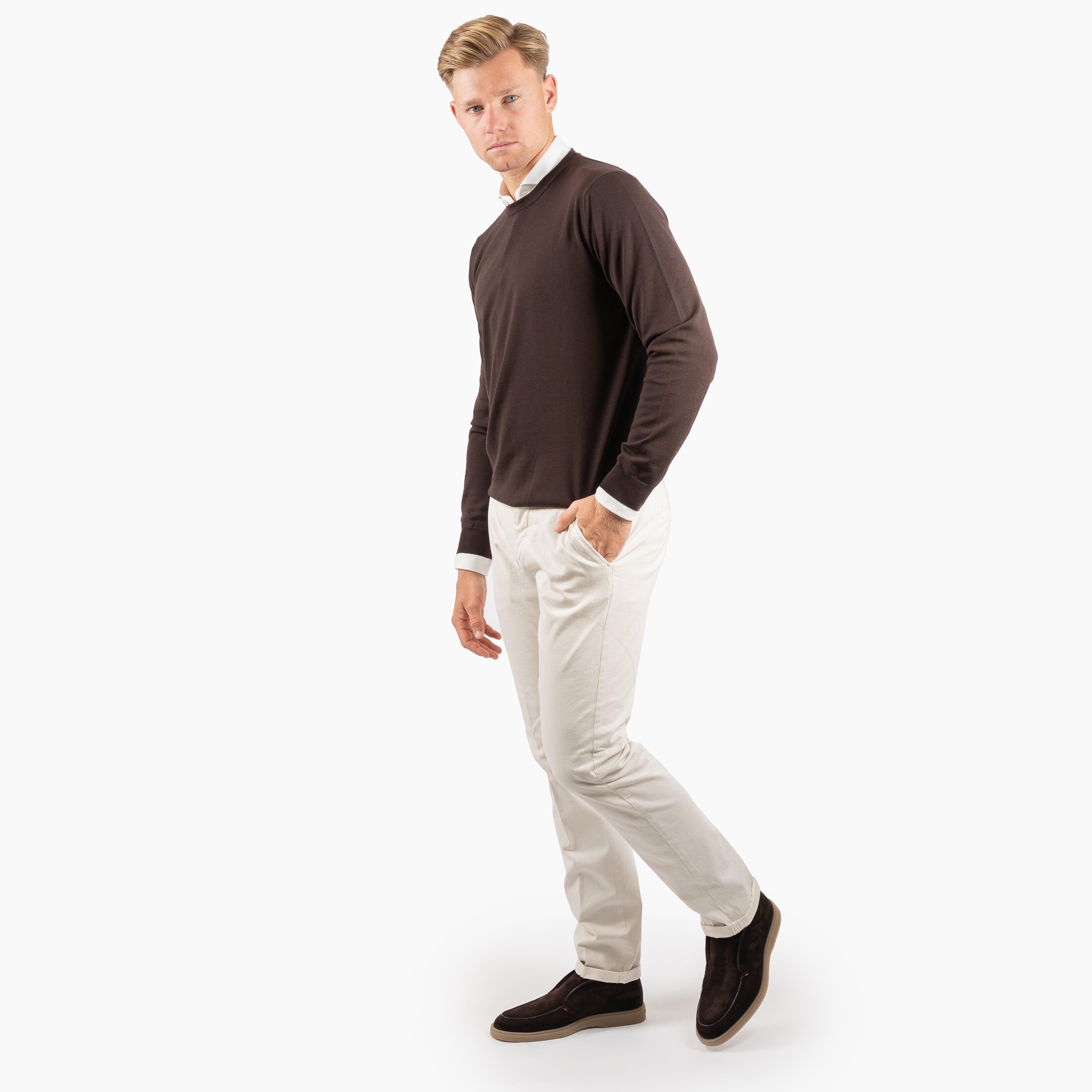 Mason's Pantalon Crème | Torino Flex