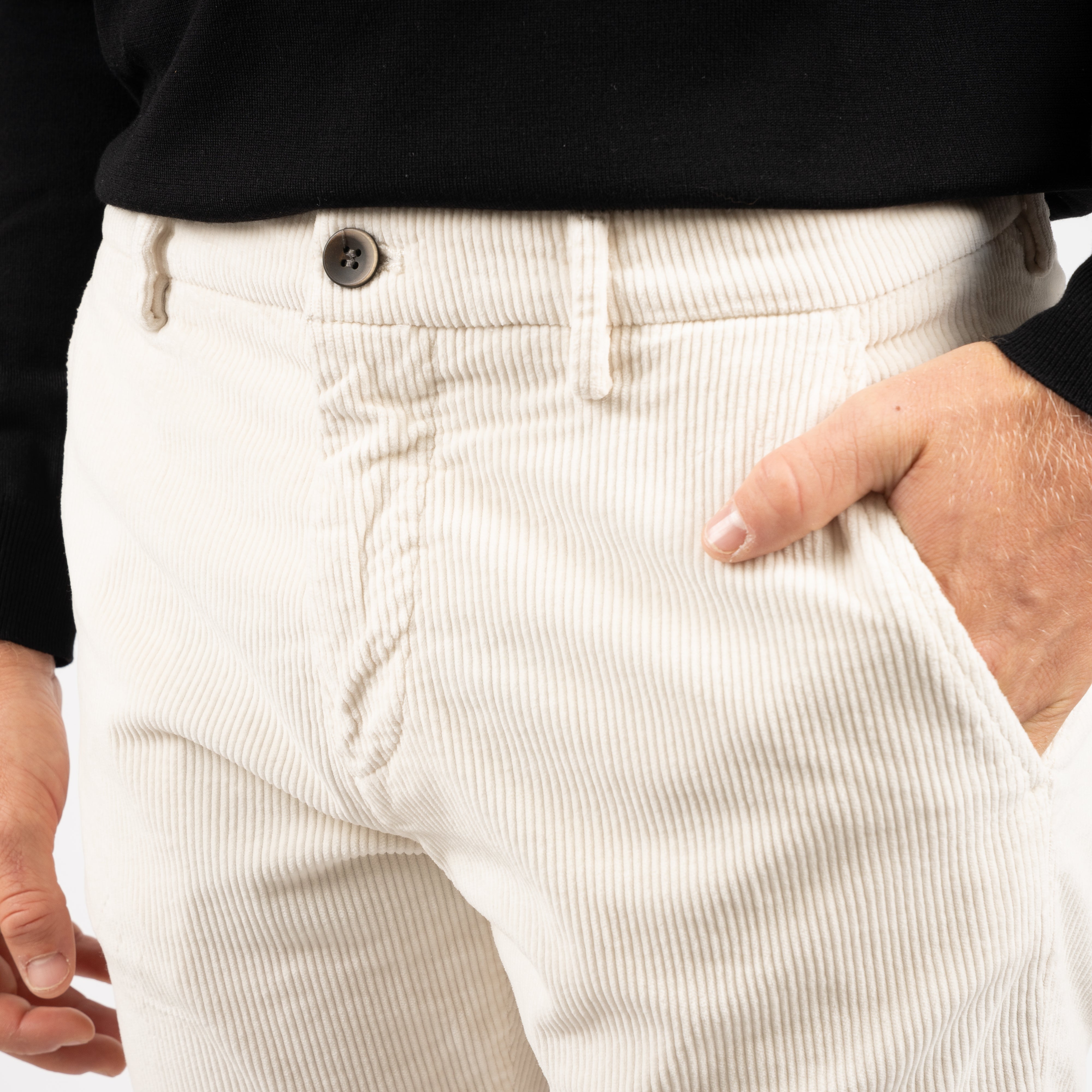 Mason's Chino Corduroy Crème | Torino