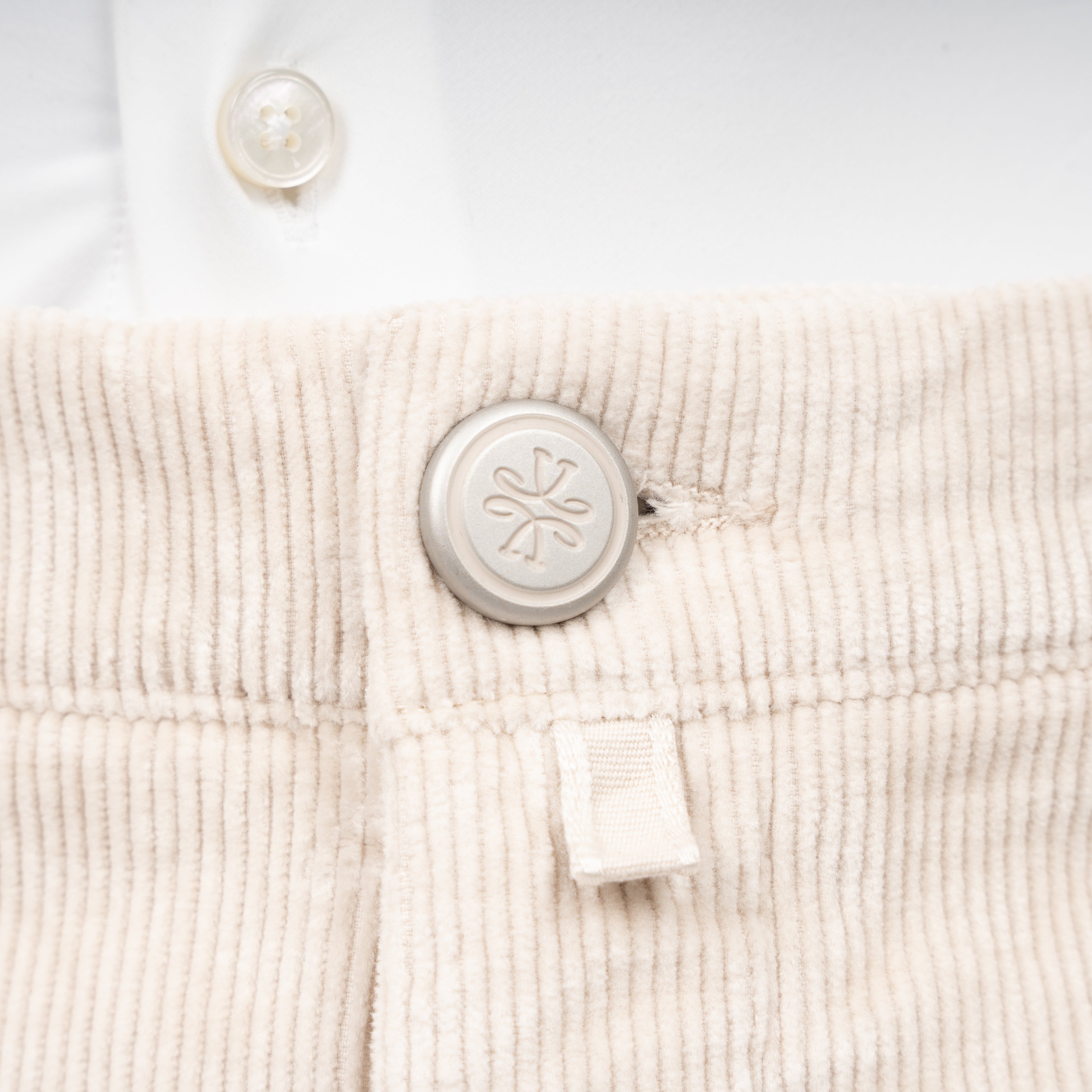 Jacob Cohen Chino Corduroy Crème | Bobby