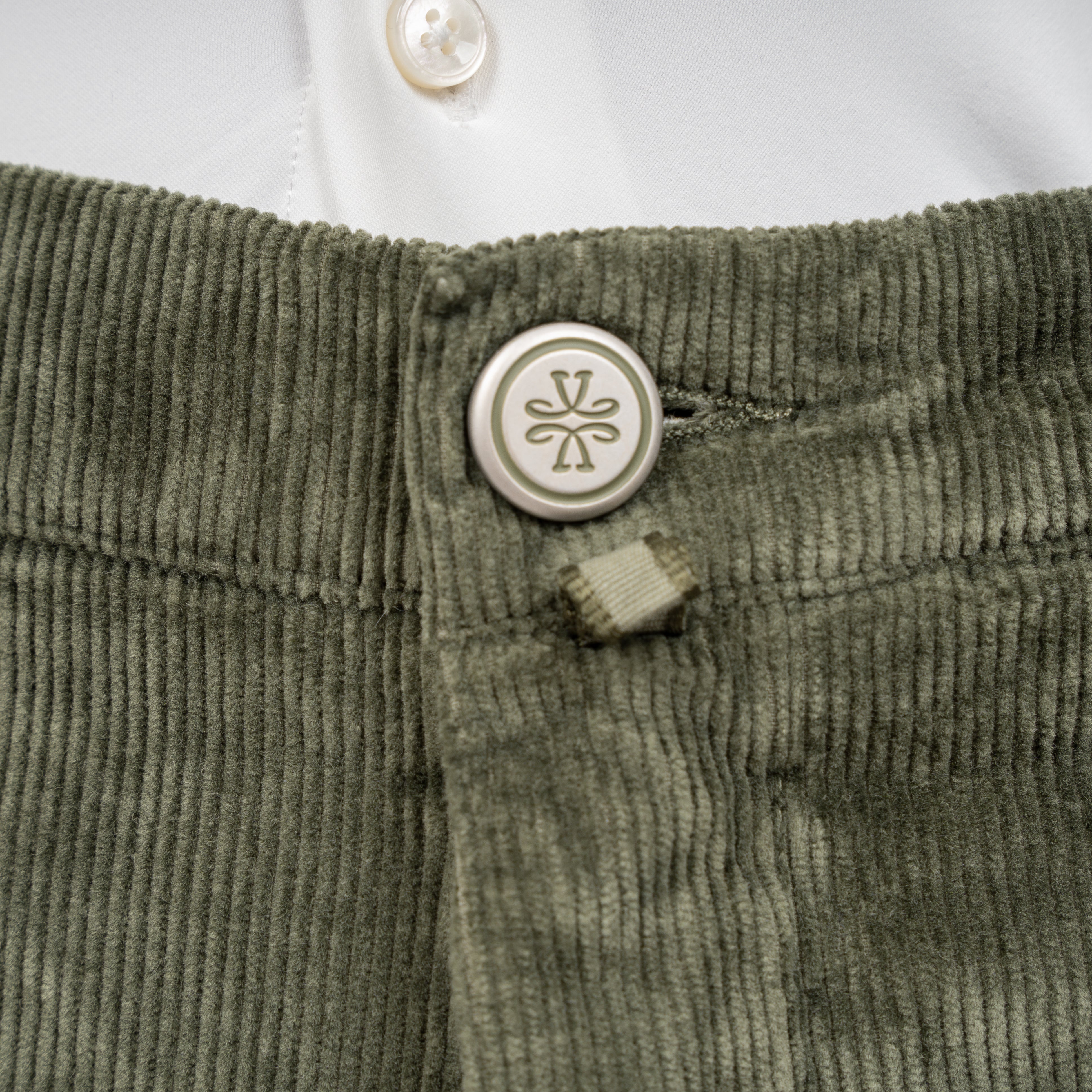 Jacob Cohen Chino Corduroy Groen | Bobby