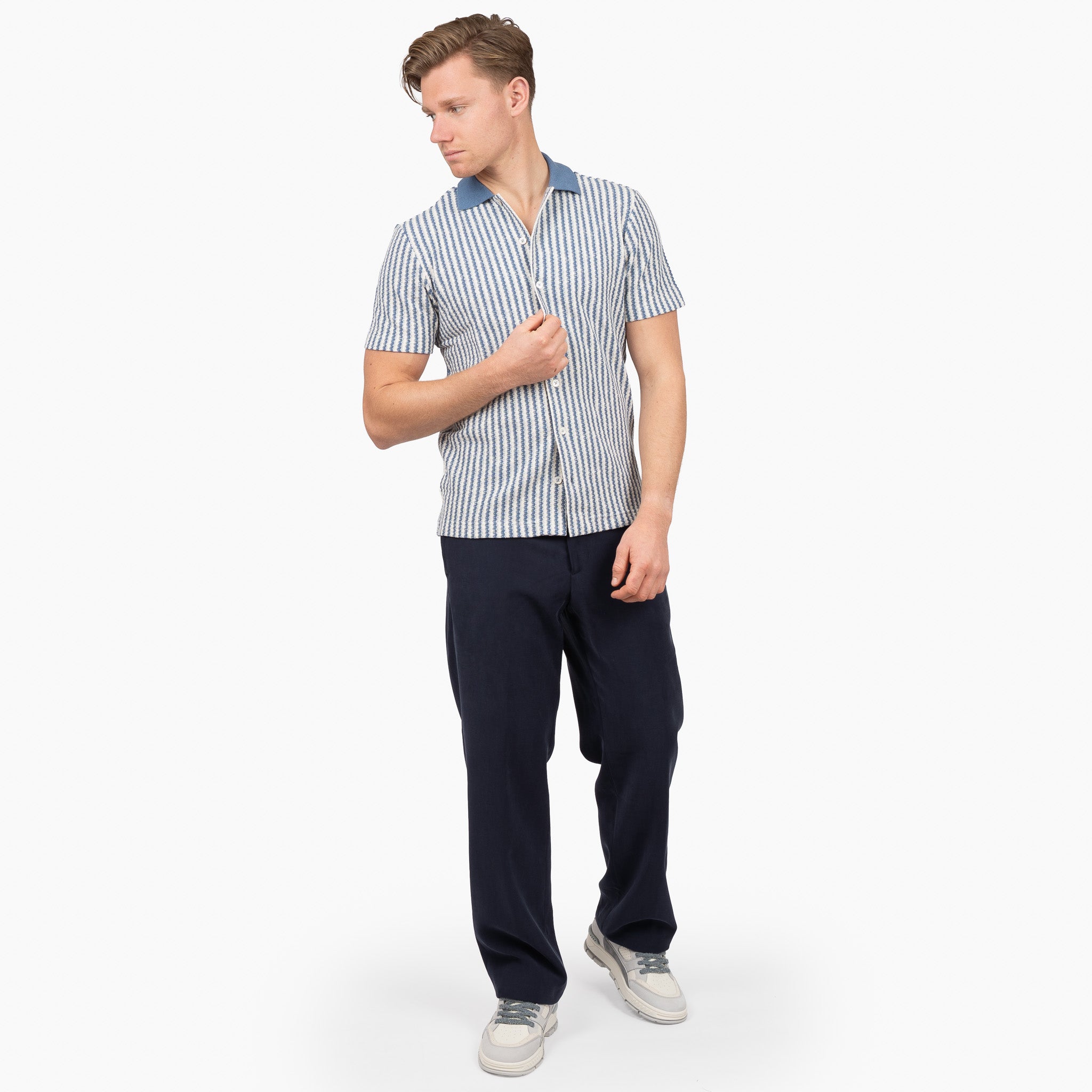 Berwich Pantalon Blauw | Lucano
