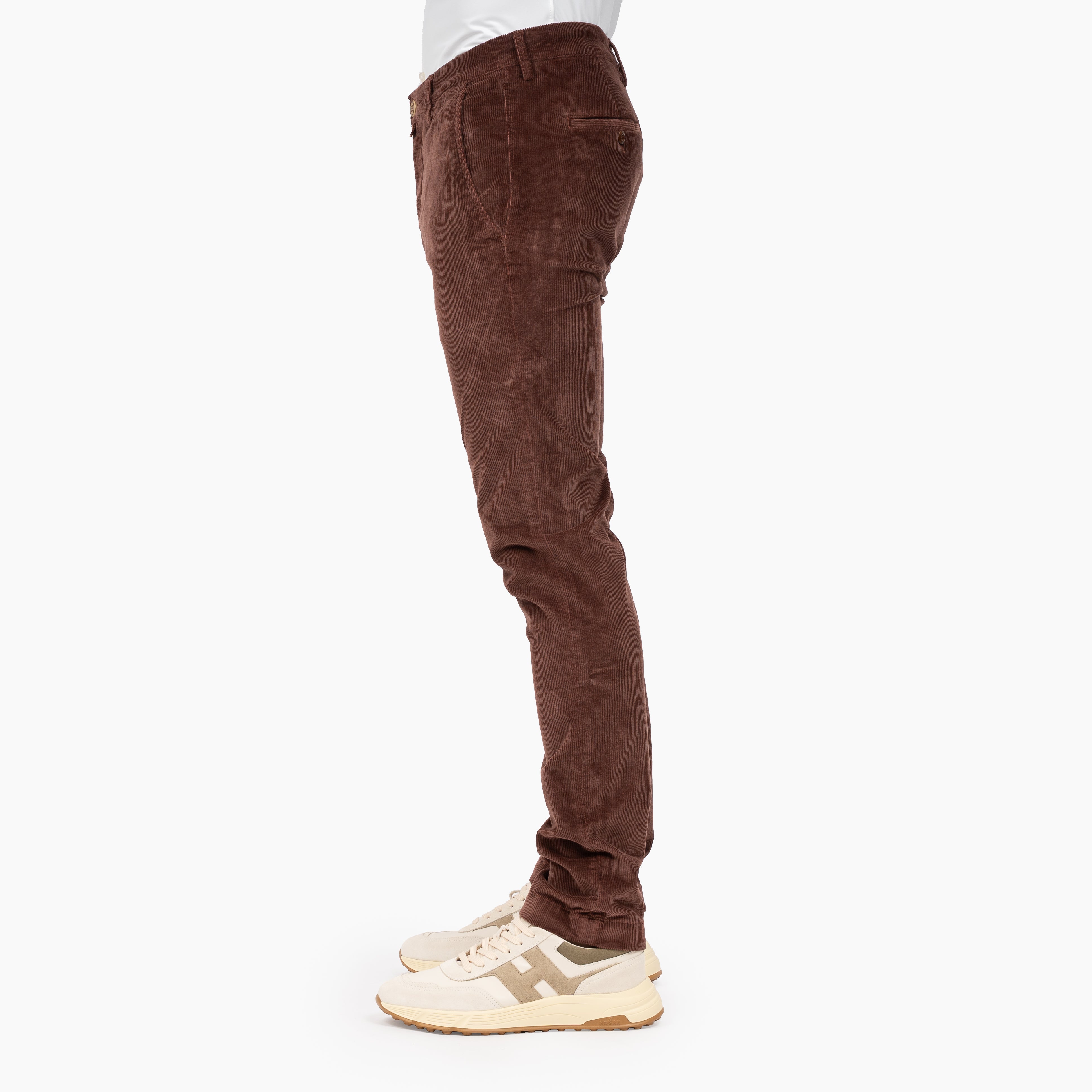 Jacob Cohen Chino Corduroy Bordeaux Rood | Bobby