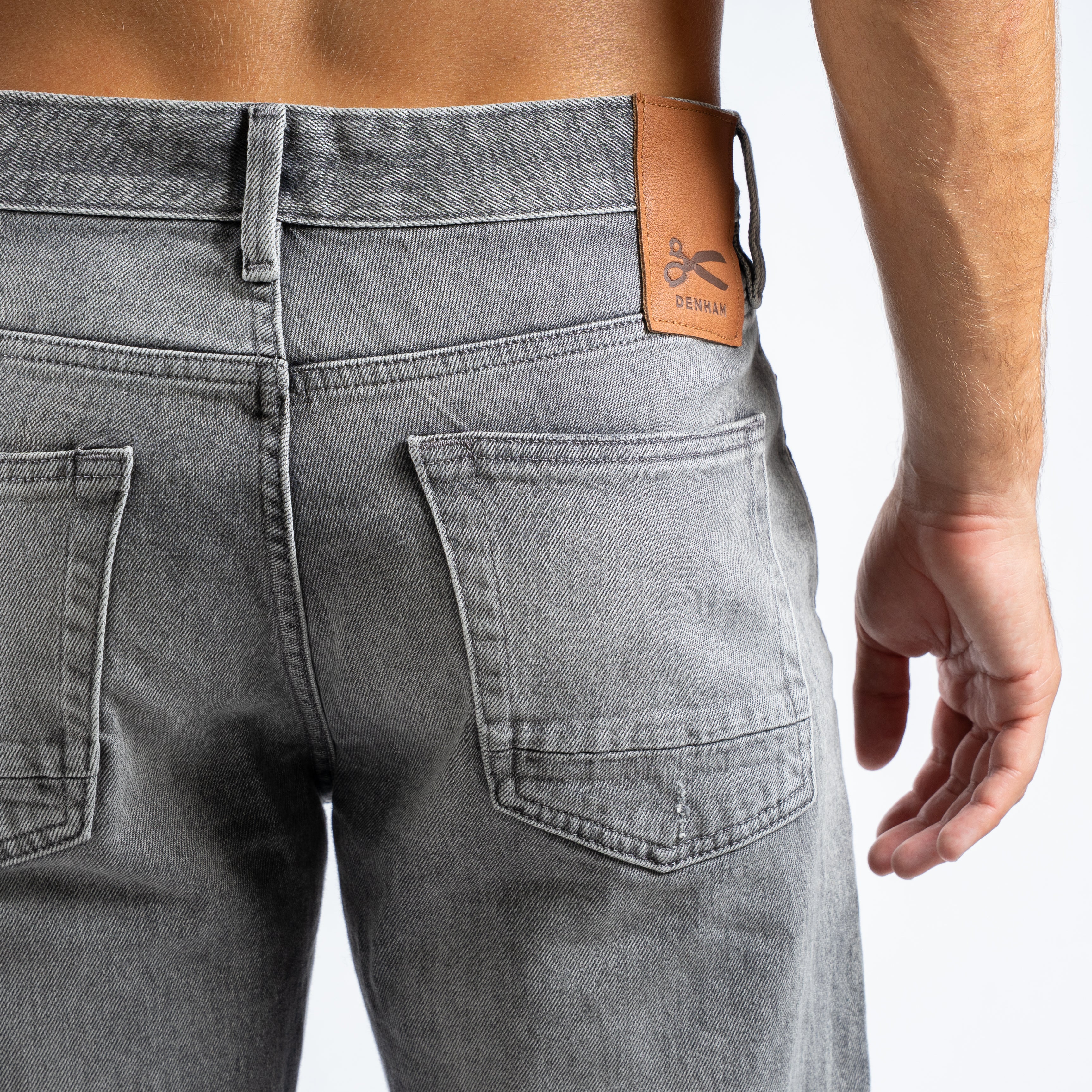 Denham Jeans Grijs | Ridge Straight Fit